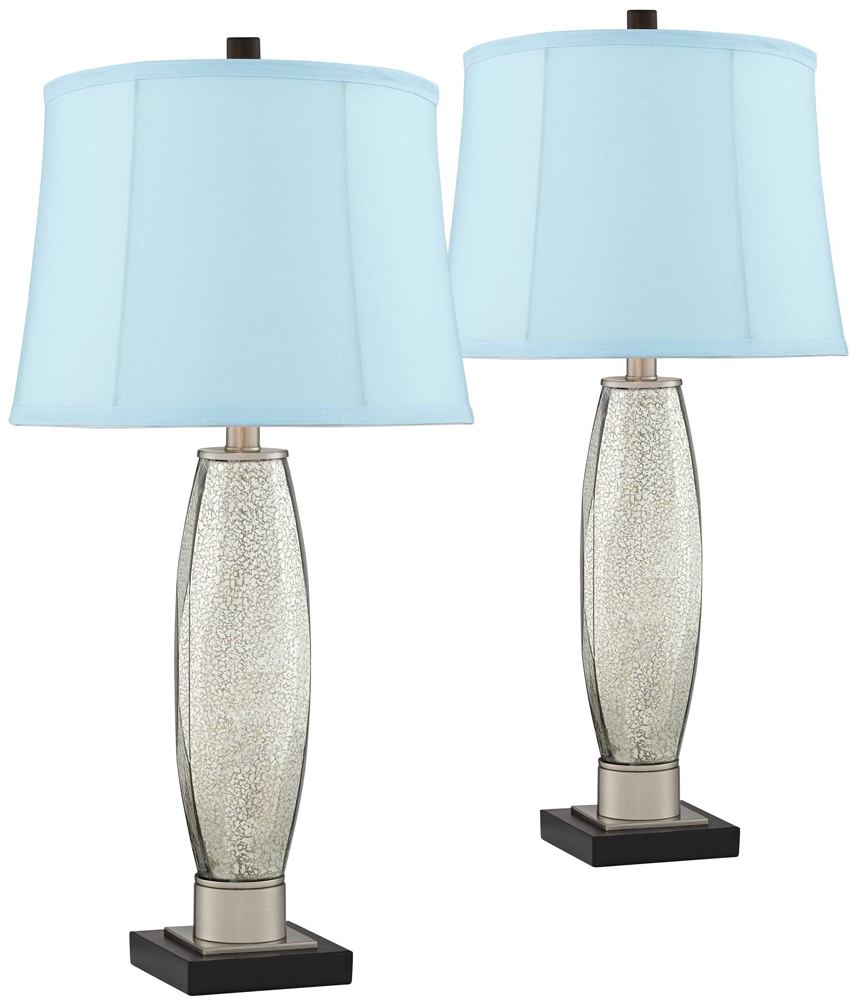 Regency Hill Landro Modern Luxury Table Lamps Set of 2 - 27.5