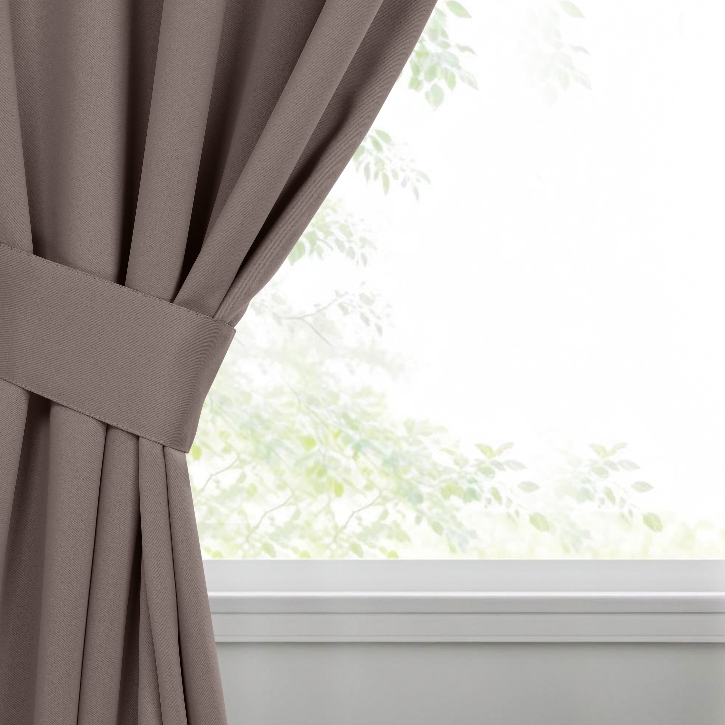 Premium Blackout Curtains Set of 2 - 100% Room Darkening, Machine Washable & Noise Reducing for Bedroom, Nursery & Home Theater