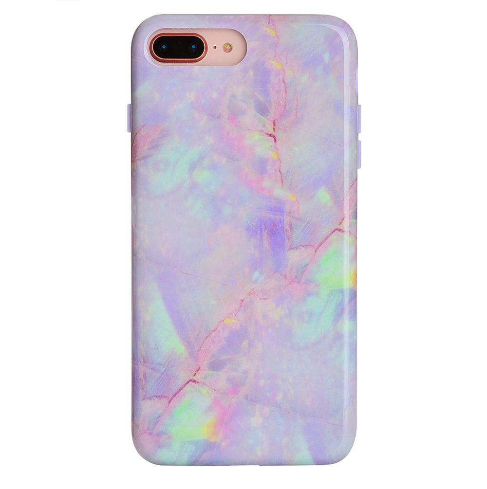 Cotton Candy Marble iPhone Case - Trendy Protective Cover for iPhone 13/14/15 - Soft Matte Finish & Shockproof Design - Perfect for Everyday Use, Travel & Gift Giving