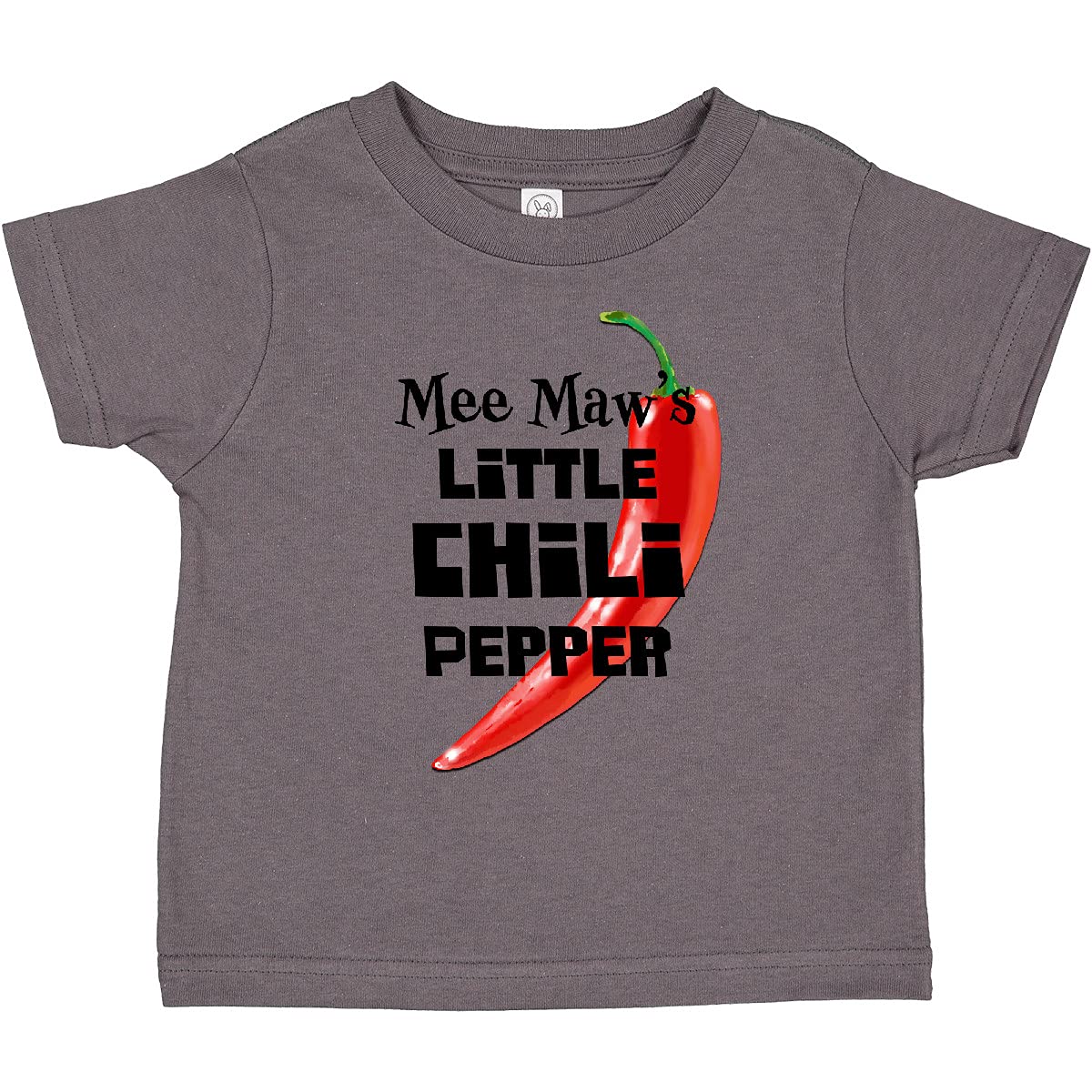 Stylish Inktastic Mee Maw's Little Chili Pepper Toddler T-Shirt - Comfortable Cotton Kids Tee for Boys & Girls - Perfect for Family Outings, Playdates & Photo Shoots