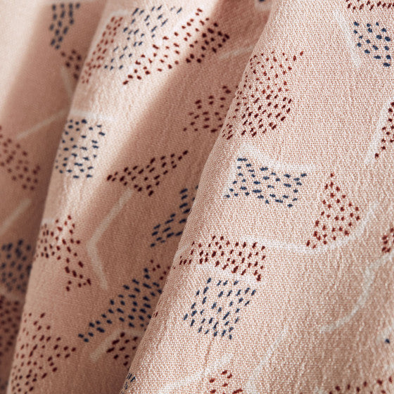 Viscose Crepe Fabric with Lenzing™ EcoVero™ Fibers | Atelier Brunette Vera Blush | 54cm End of Bolt | Perfect for Dresses, Blouses & Sustainable Fashion