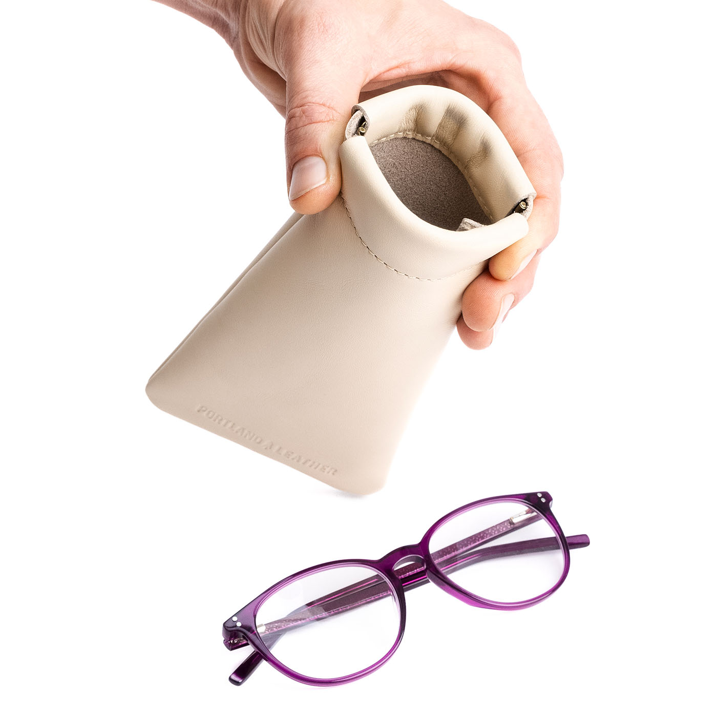 Durable Soft Silicone Eyeglass Case - Lightweight & Compact Glasses Holder for Travel, Home, and Office Use