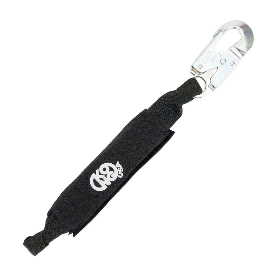 KONG Shock Absorbing Lanyard - 20 Inch Adjustable Safety Lanyard with Breakaway Feature for ID Badges, Keys & Work Accessories | Perfect for Office, Construction & Industrial Use