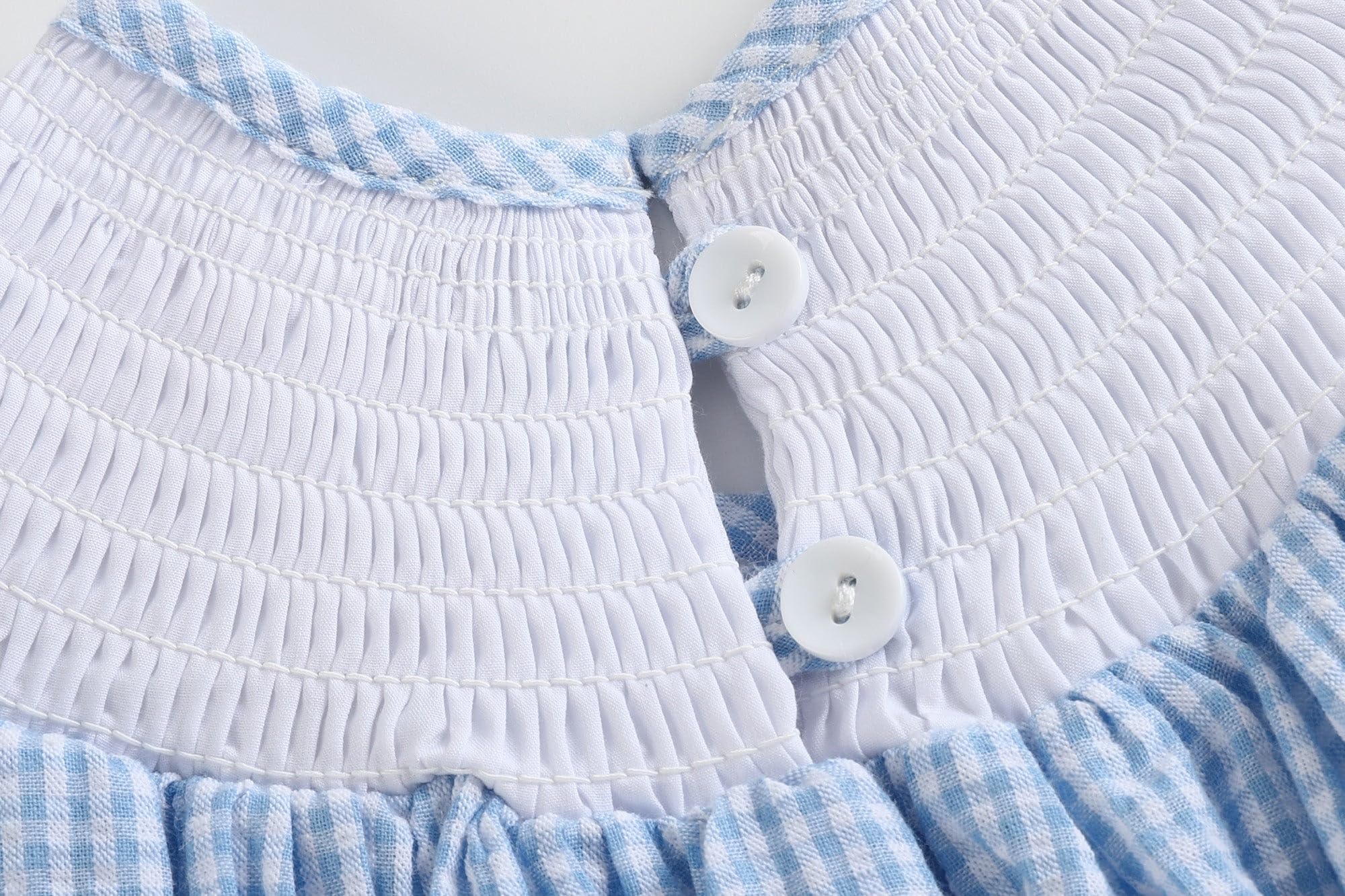 Easter Bunny Bishop Dress for Baby & Girls - Adorable Smocked Dress for Easter Sunday, Spring Photos & Special Occasions