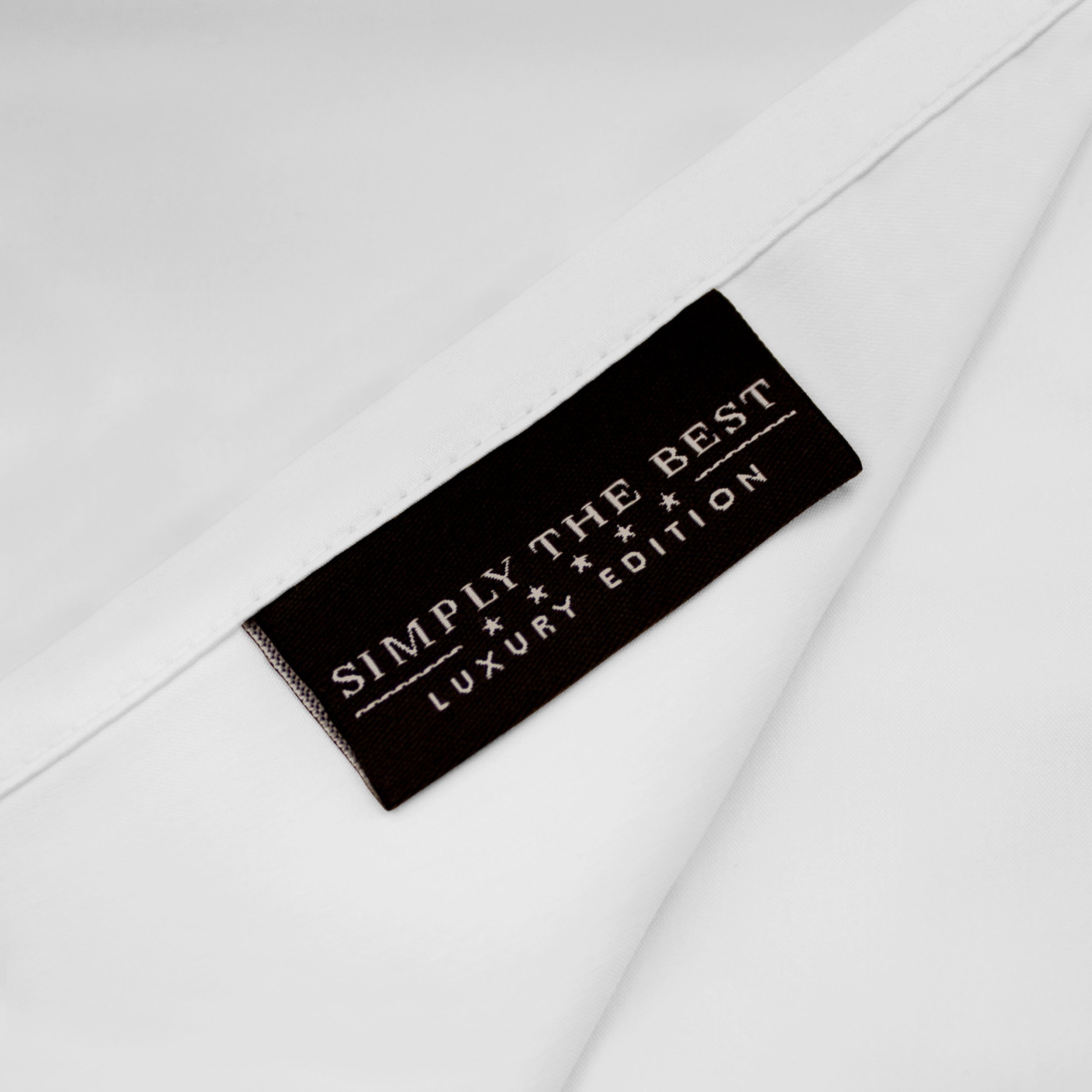 Simply The Best 620 Thread Count 100% Cotton 6-Piece King Sheet Set - Includes Fitted Sheet, Flat Sheet & 4 Pillowcases - Ultra Soft & Breathable White Bed Sheets for Luxurious Comfort - Perfect for Master Bedrooms, Guest Rooms & Hotels