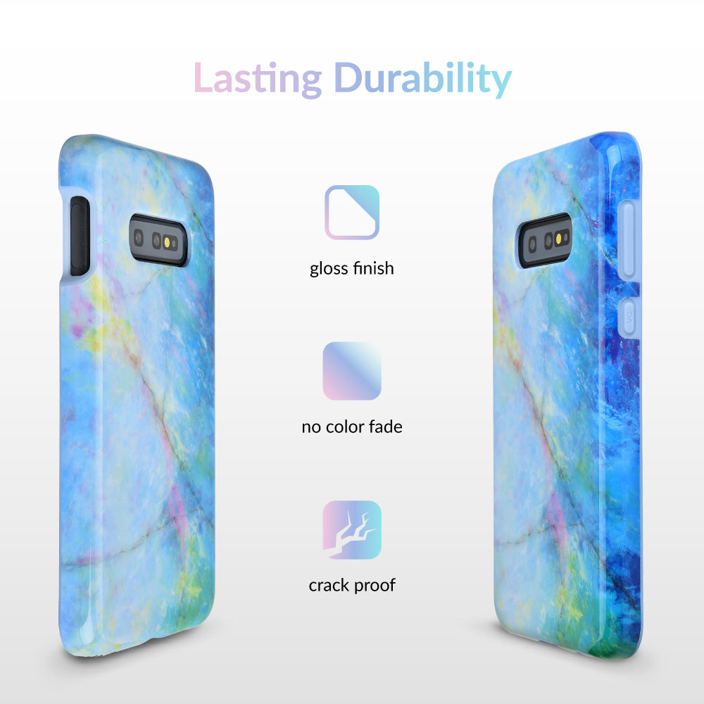 Blue Opal Samsung Galaxy Case - Protective Phone Cover with Premium Design for Galaxy S21/S22/S23 - Perfect for Everyday Use & Gifts