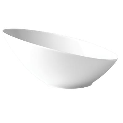 Steelite Distinction 41.5 Oz Sheer Bowl - White (6-Piece Set) | Elegant Serving Bowl for Salads, Fruits & Desserts | Perfect for Dinner Parties & Restaurant Use
