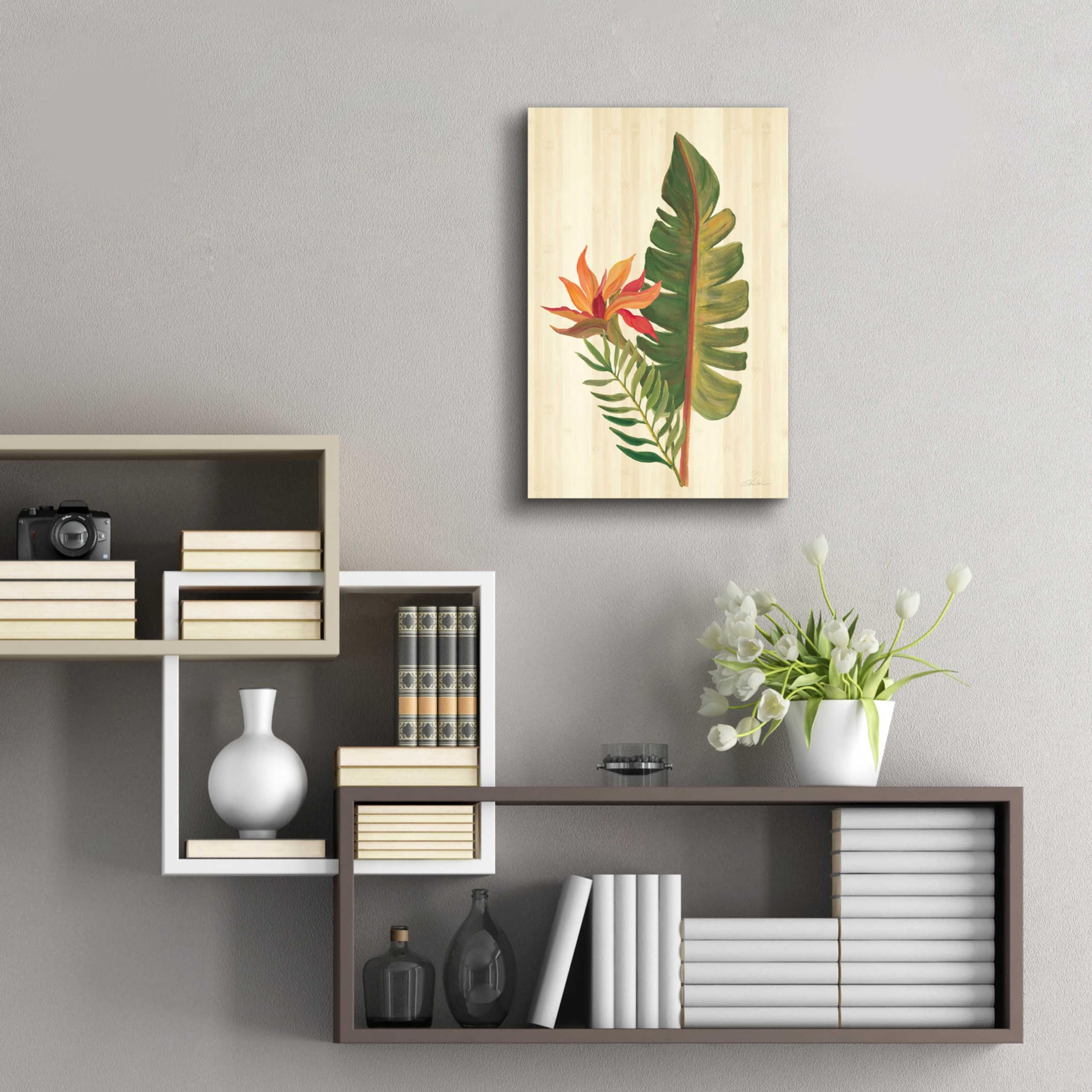 Silvia Vassileva Tropical Garden VI Acrylic Glass Wall Art - 16x24 Inches Modern Home Decor, Perfect for Living Room, Bedroom & Office