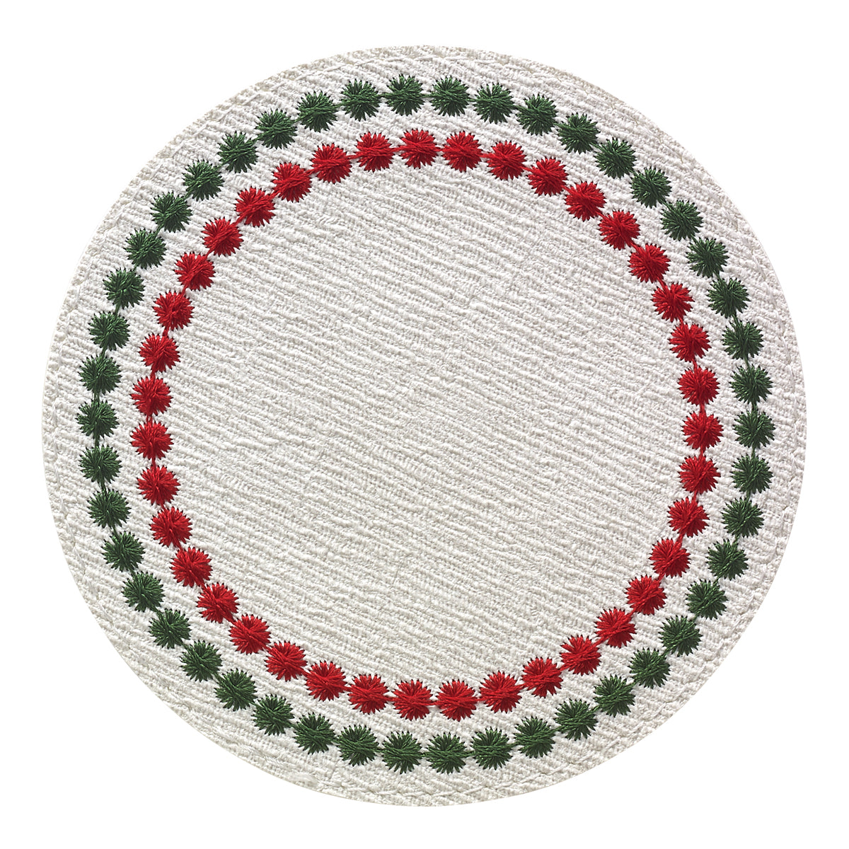 Premium Red and Green Pearl Coasters Set of 4 - Elegant Drink Coasters for Wine Glasses, Coffee Cups & Home Decor - Perfect for Christmas, Dining Table & Party Decorations