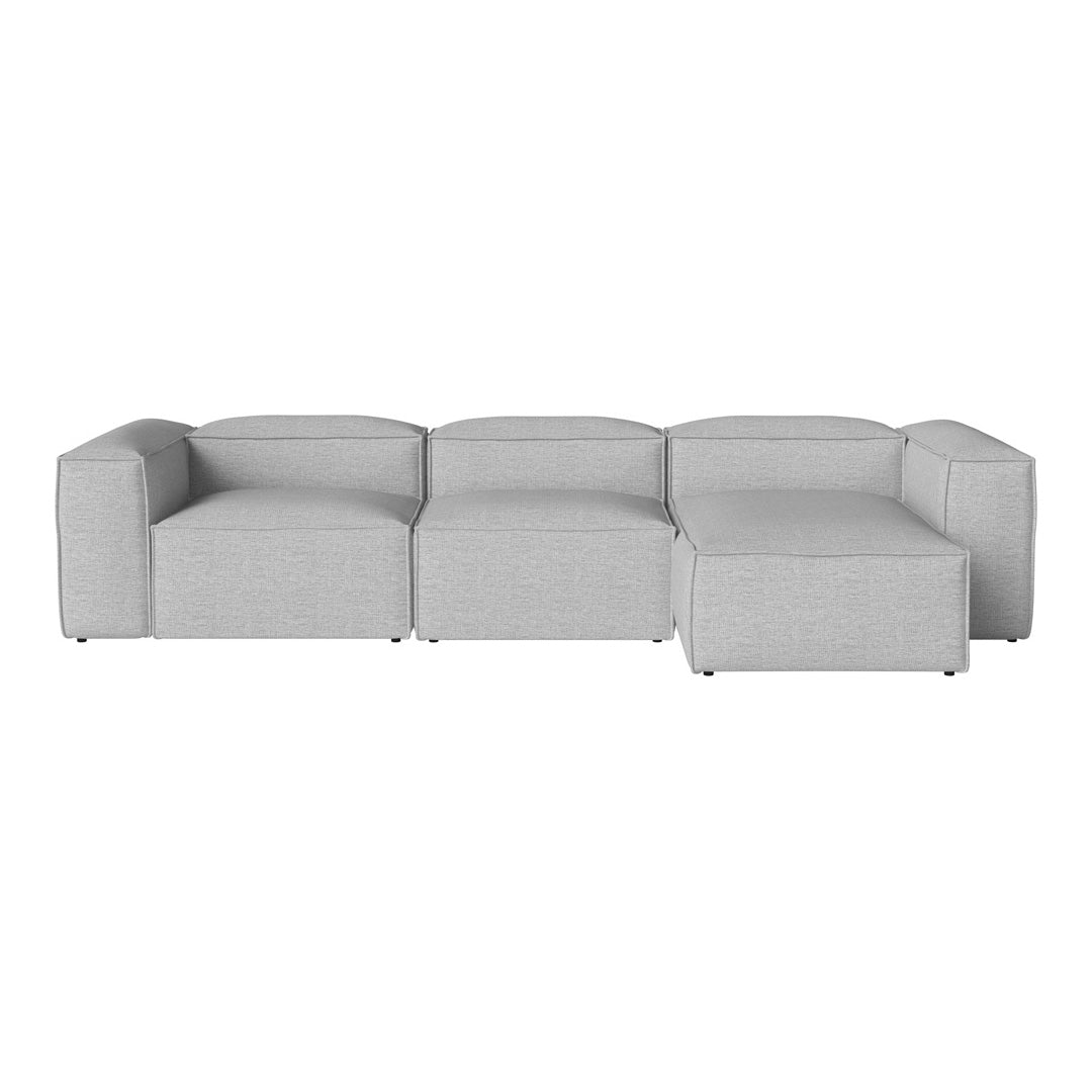 Cosima 3-Seater Sofa with Chaise Lounge - Modern Living Room Furniture for Small Spaces, Apartment & Home Decor