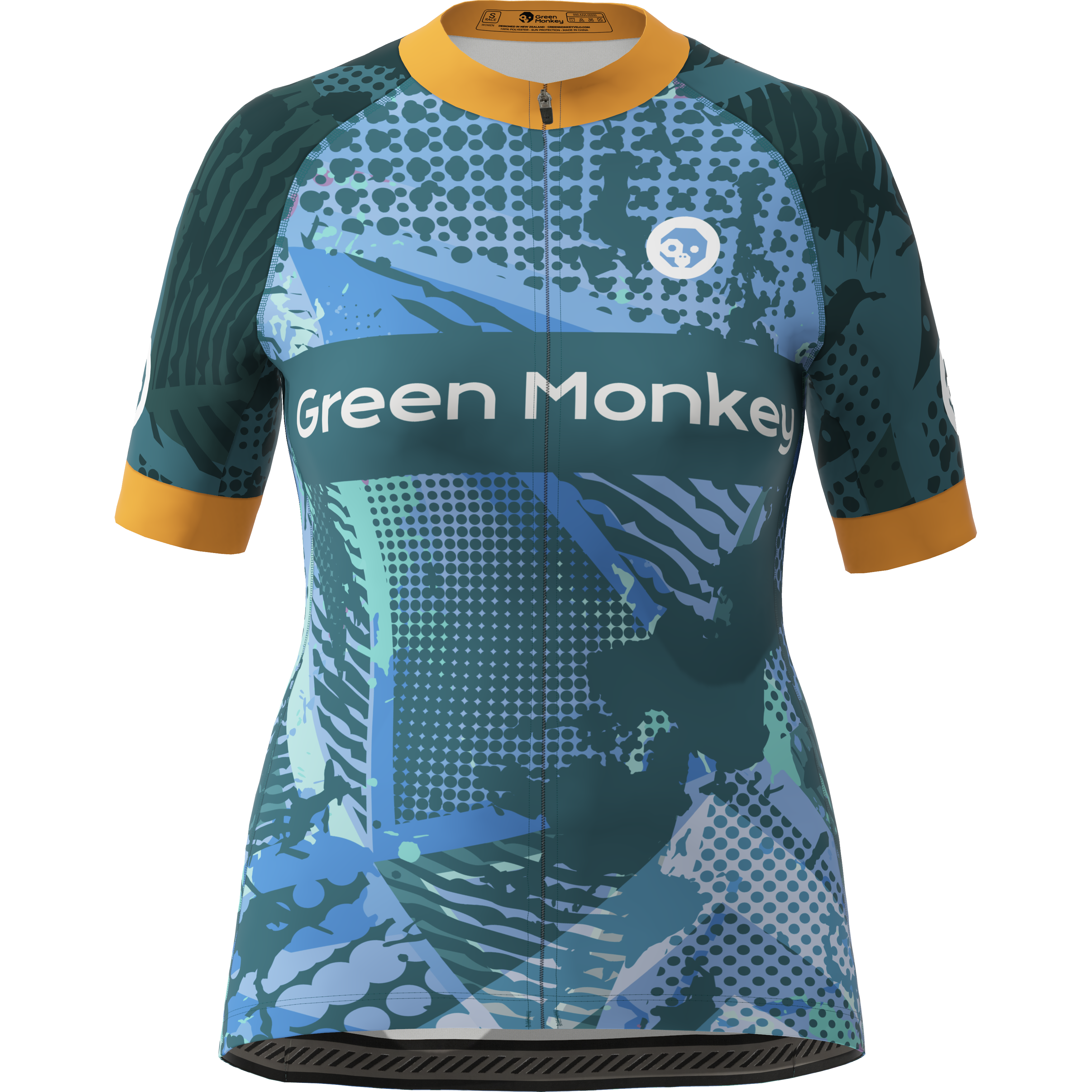 GREENMONKEY XC Jersey for Men & Women - Lightweight Cycling Jersey for Mountain Biking & Road Cycling - Moisture-Wicking & Breathable Performance Shirt