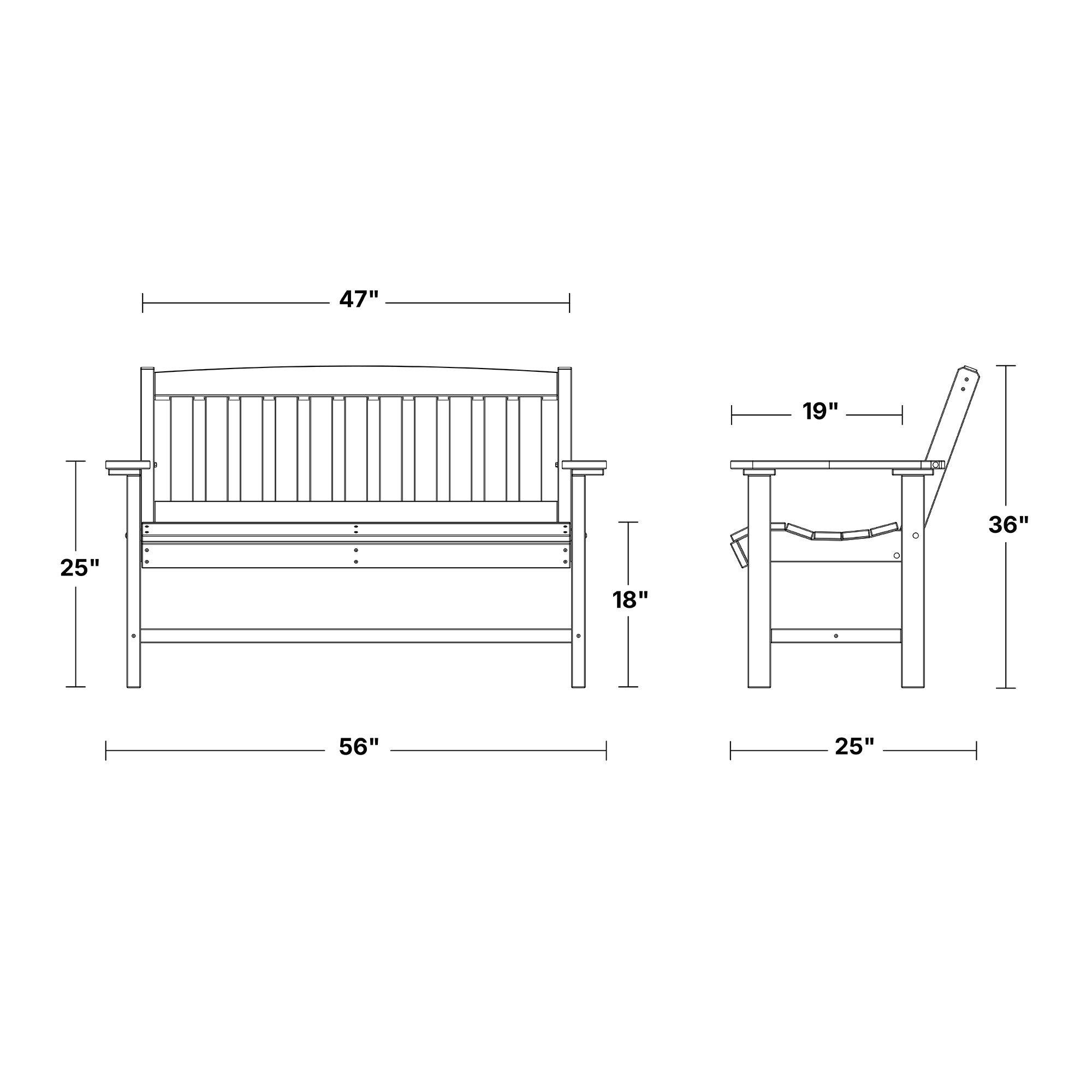 Classic Mission Bench - Solid Wood Entryway & Dining Room Bench with Storage | Rustic Farmhouse Style for Hallway, Bedroom & Living Room Decor