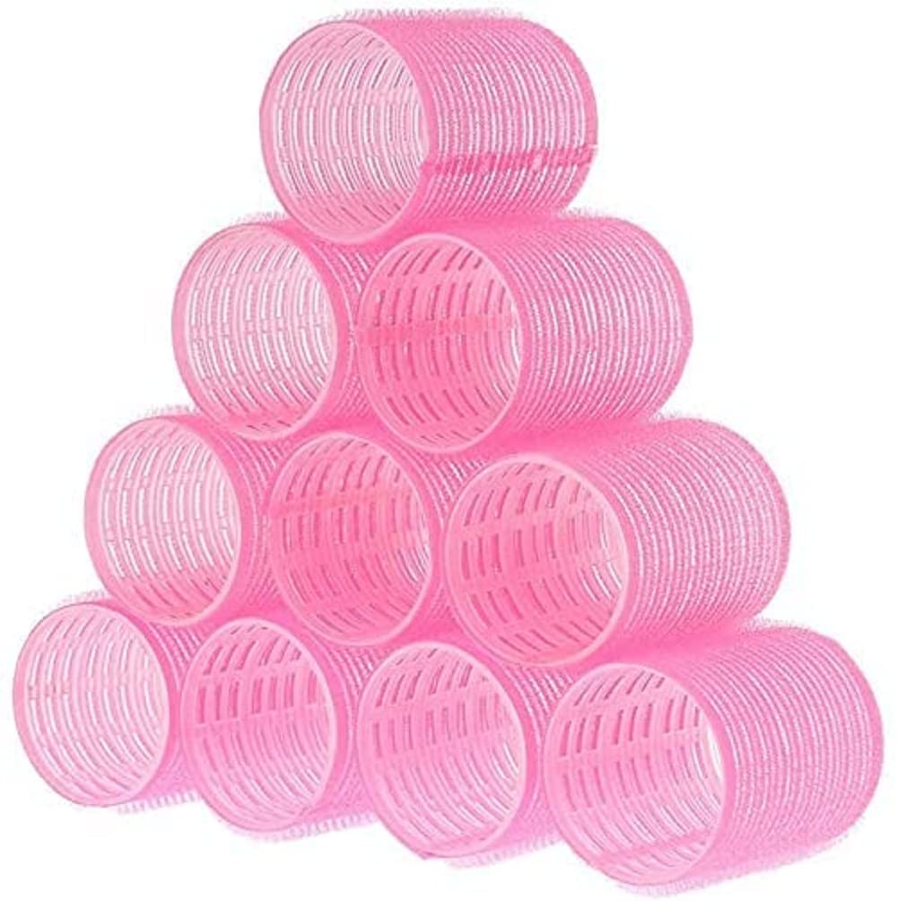 6PCS Sweetpea Self-Grip Hair Rollers for Curling - Soft Rollers for Long, Medium & Short Hair (3 X 6 CM) | Perfect for Salon-Quality Curls at Home, Parties & Special Occasions