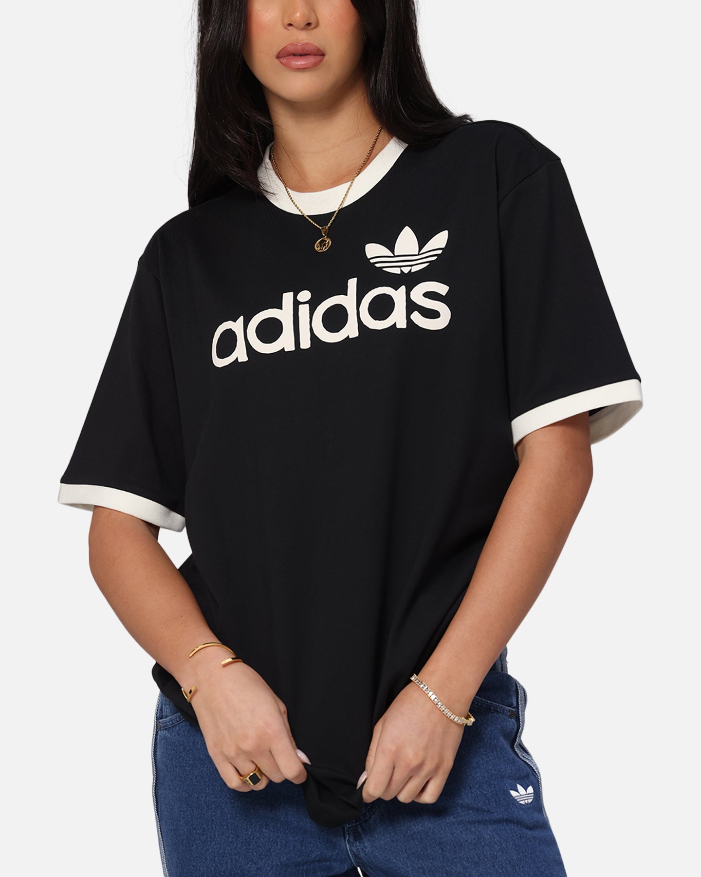 Adidas Originals Men's Classic Black T-Shirt - Casual Comfort Fit Cotton Tee for Everyday Wear, Gym, and Street Style