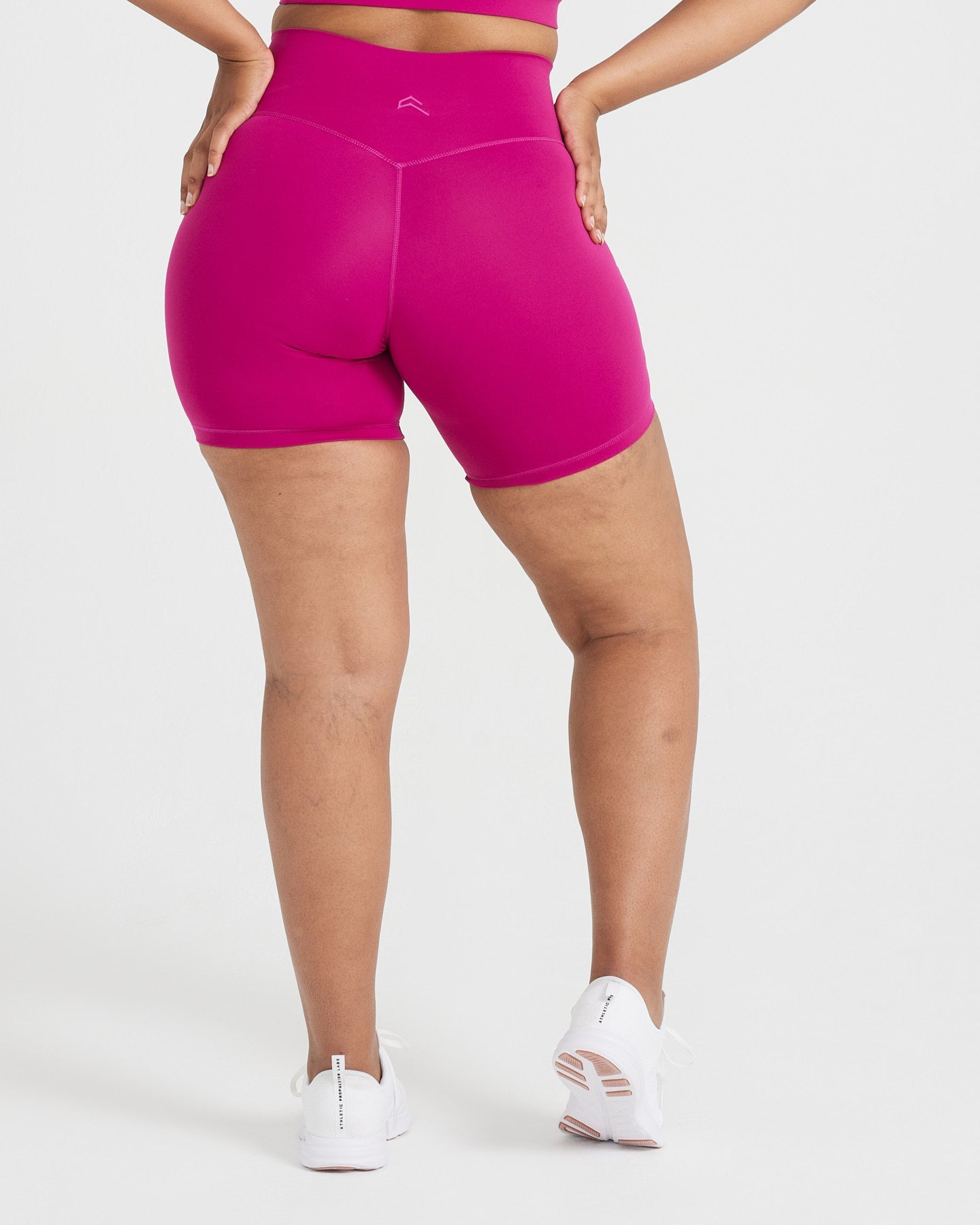 Timeless Women's High Waisted Fuchsia Shorts - Comfortable & Stylish for Summer, Workout, and Casual Wear