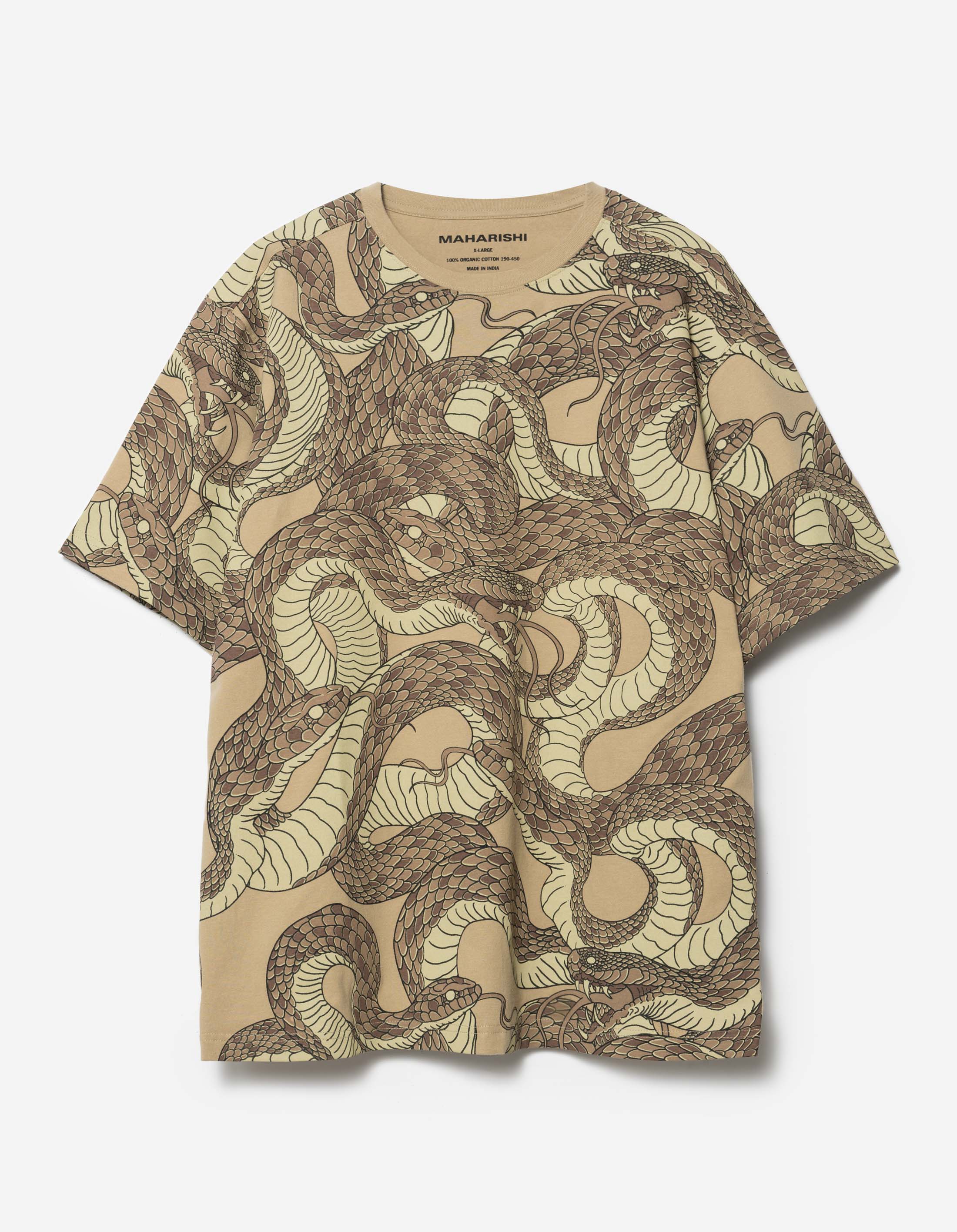 6072 Snakeskin Camo T-Shirt - Desert Camouflage Military Style Tee for Men | Outdoor Hunting, Tactical Gear & Casual Wear