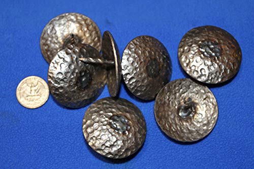 60 Pack Rustic Hammered Decorative Door Nails 1.75