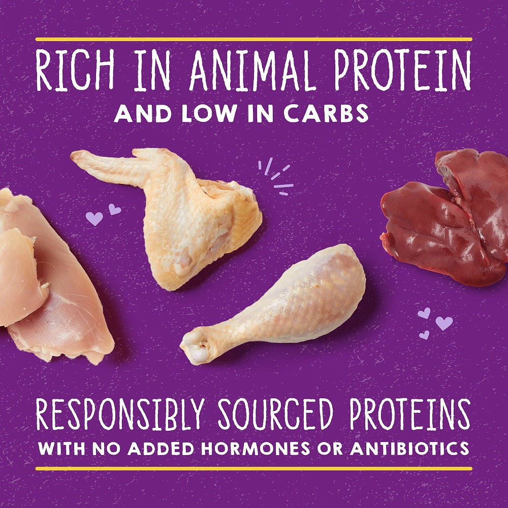 Premium 100% Complete Balanced Diet Wet Cat Food - Carnivore Cravings Chicken & Chicken Liver Recipe | High Protein Grain-Free Cat Canned Food for Adult & Senior Cats | Perfect for Weight Management & Picky Eaters