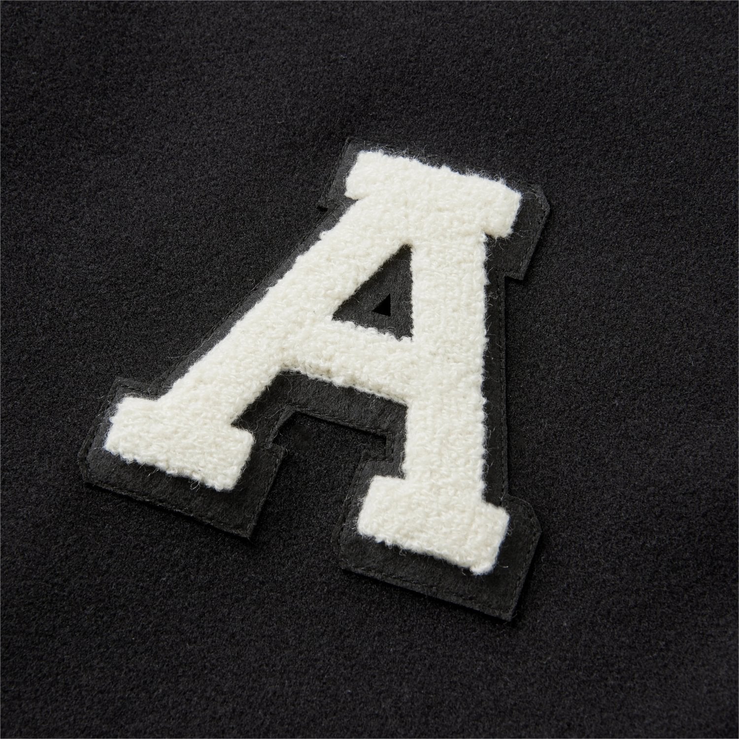 Lincoln Varsity Jacket for Men - Classic Black Baseball Letterman Jacket with Ribbed Collar & Cuffs | Perfect for School, Sports & Casual Outfits