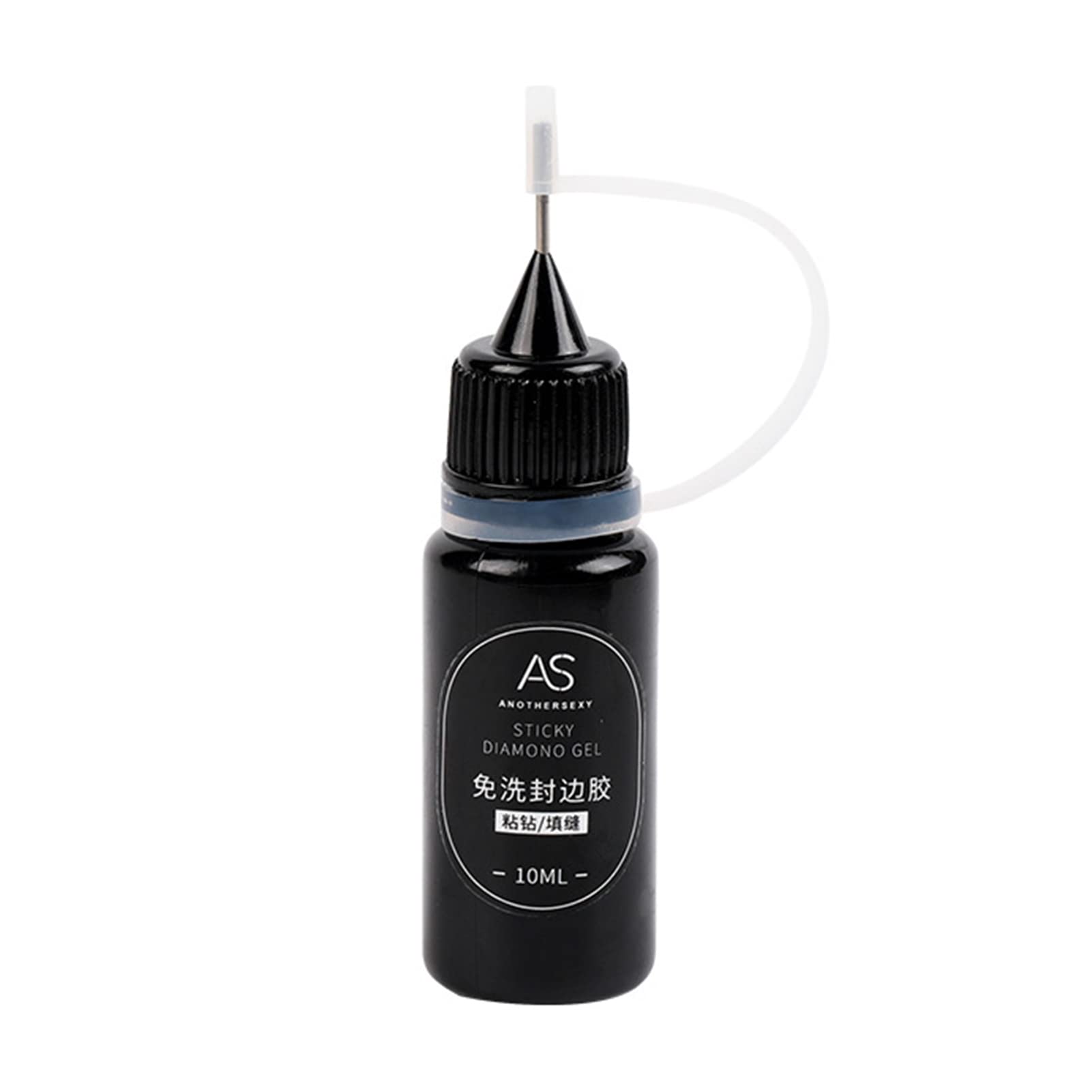 Rhinestone Nail Glue - Super Strong Nail Art Adhesive for Gems, 3D Diamonds & Nail Decorations | Professional Salon-Grade DIY Nail Jewelry Glue (10ml) - Perfect for Manicures, Nail Art Designs & Home Salon Use