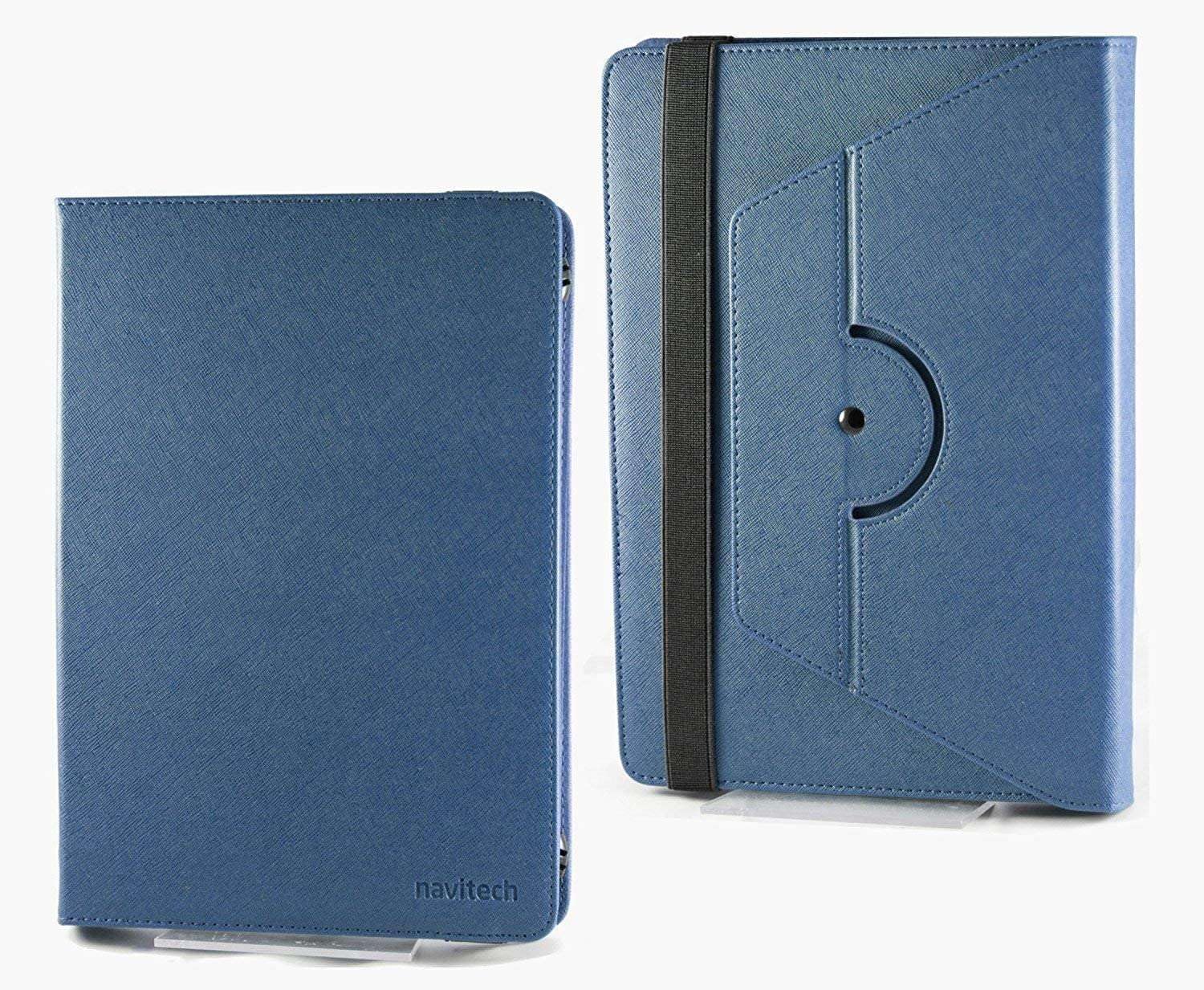 Navitech 360° Rotating Stand Case with Stylus for MEBERRY 10 Inch Android Tablet - Perfect for Work, Study & Entertainment