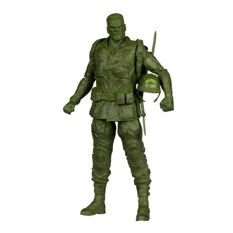 DC Multiverse Sgt. Rock Collector Edition Platinum (Chase) - Premium Action Figure for DC Comics Fans, Collectors & Display