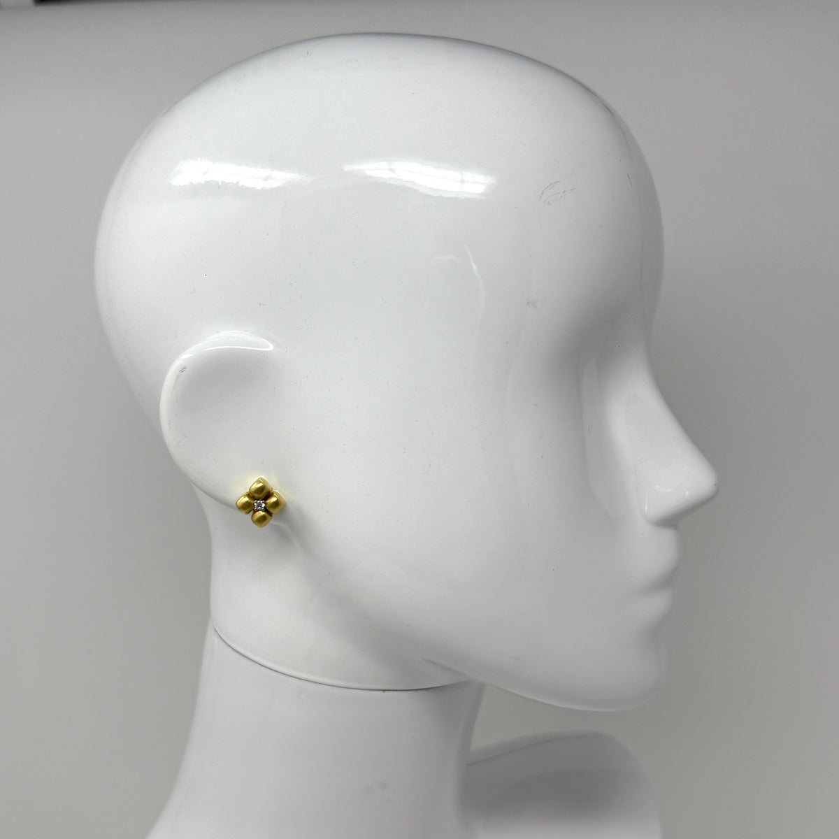 M. Stowe 2 Carat Diamond Stud Earrings 14K White Gold - Classic Elegant Jewelry for Women, Perfect for Weddings, Anniversaries & Everyday Wear