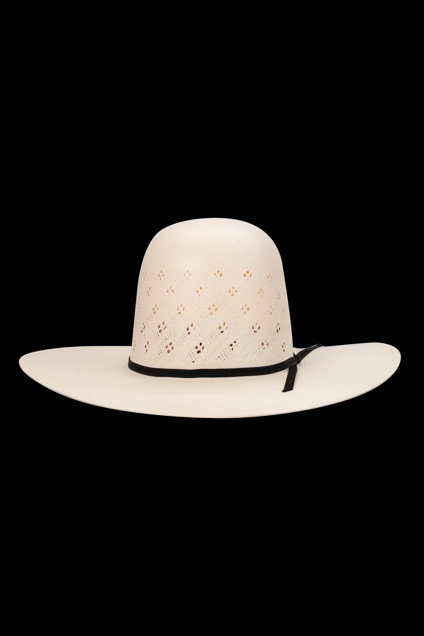 Rock'em 30X Nevada Open Crown Straw Cowboy Hat for Men - Western Style Sun Protection for Outdoor, Rodeo & Ranch Activities