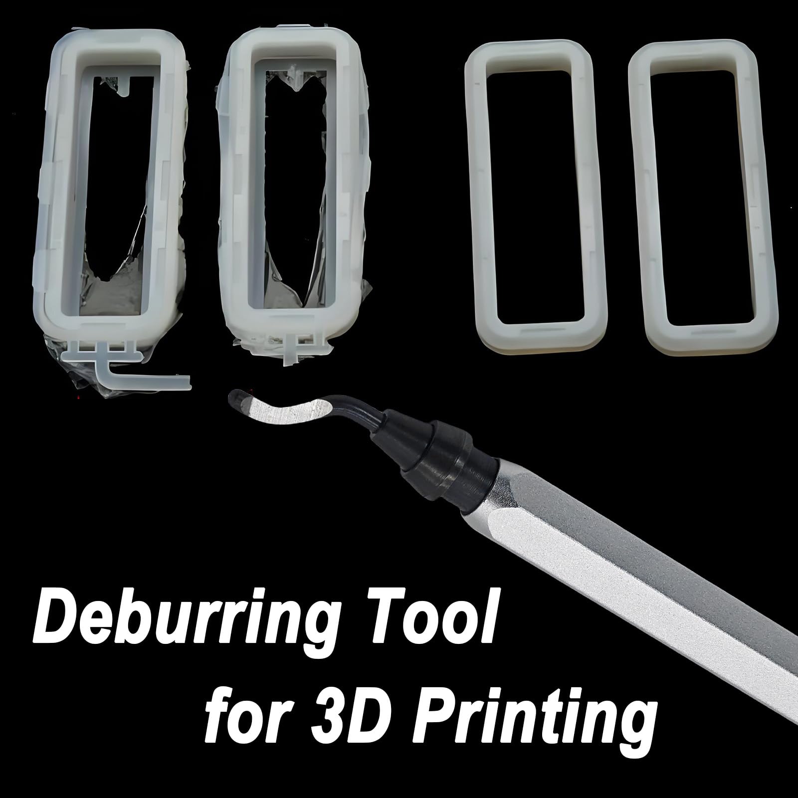 High-Speed Steel Swivel Deburring Tool - Professional Deburring Tool for Metal, PVC, Copper Pipes, Plastic & 3D Printing - Multi-Purpose Reamer for DIY, Plumbing & Industrial Use