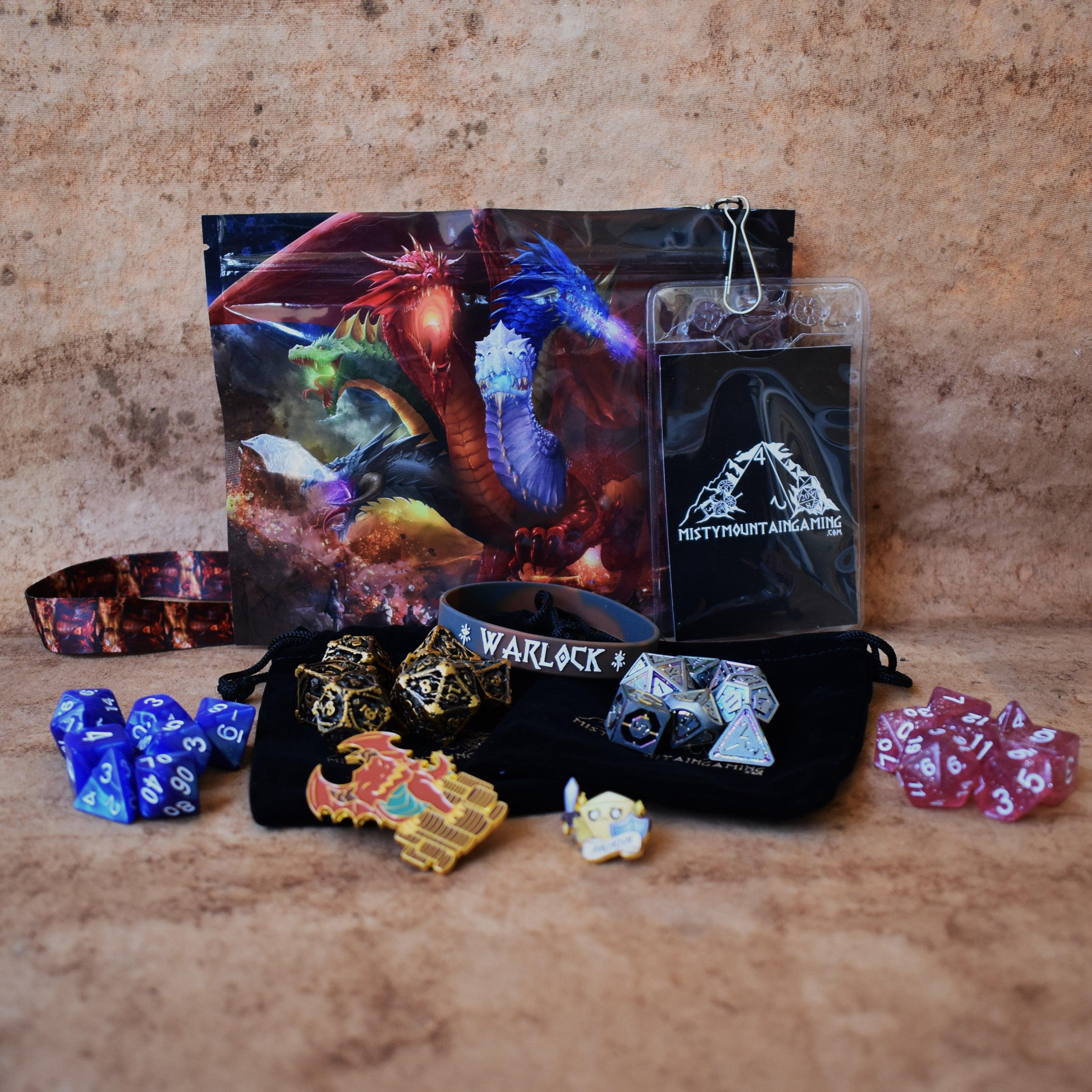 $100 Mystery Dice Bag Bundle - Premium D&D Dice Set for RPG Games, Dungeons & Dragons, MTG - Perfect for Tabletop Gaming, Gifts & Collectors