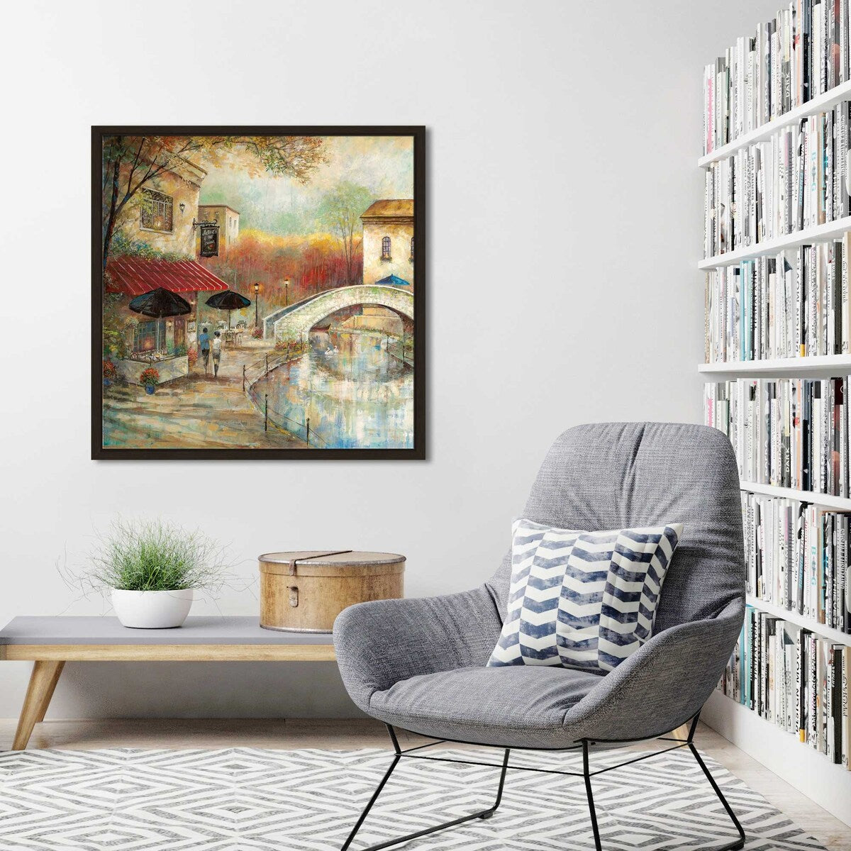 Arthurs I by Ruane Manning - Premium Floating Canvas Wall Art Print - Modern Home & Office Decor for Living Room, Bedroom, Dining Area
