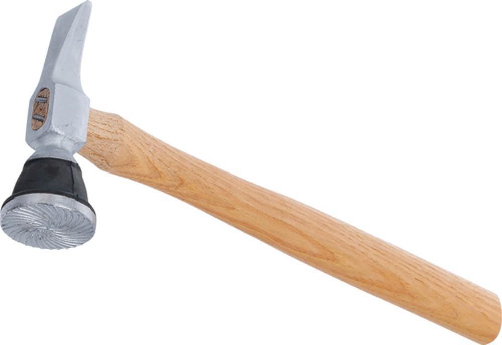 BGS 1675 Car Body Repair Hammer 225g 38mm - Professional Auto Dent Removal Tool for Metal Panel Repair (Silver/Beige) - Perfect for DIY Auto Body Work, Dent Fixing & Metal Shaping
