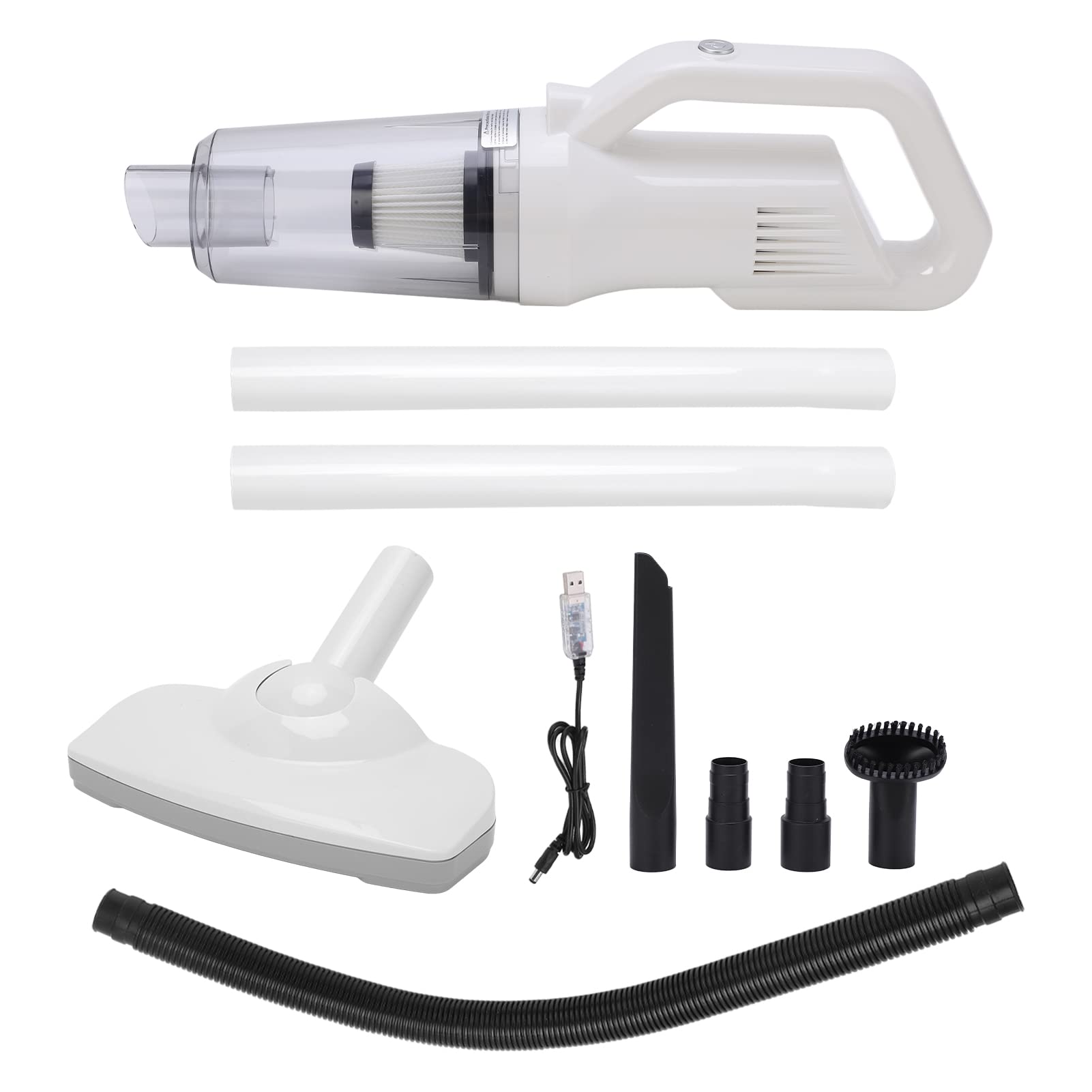 Powerful 120W Cordless Handheld Car Vacuum Cleaner - 12000Pa Strong Suction, Portable Auto Vacuum for Home & Car Cleaning - Perfect for Pet Hair, Crumbs, Dust in Vehicles & Small Spaces