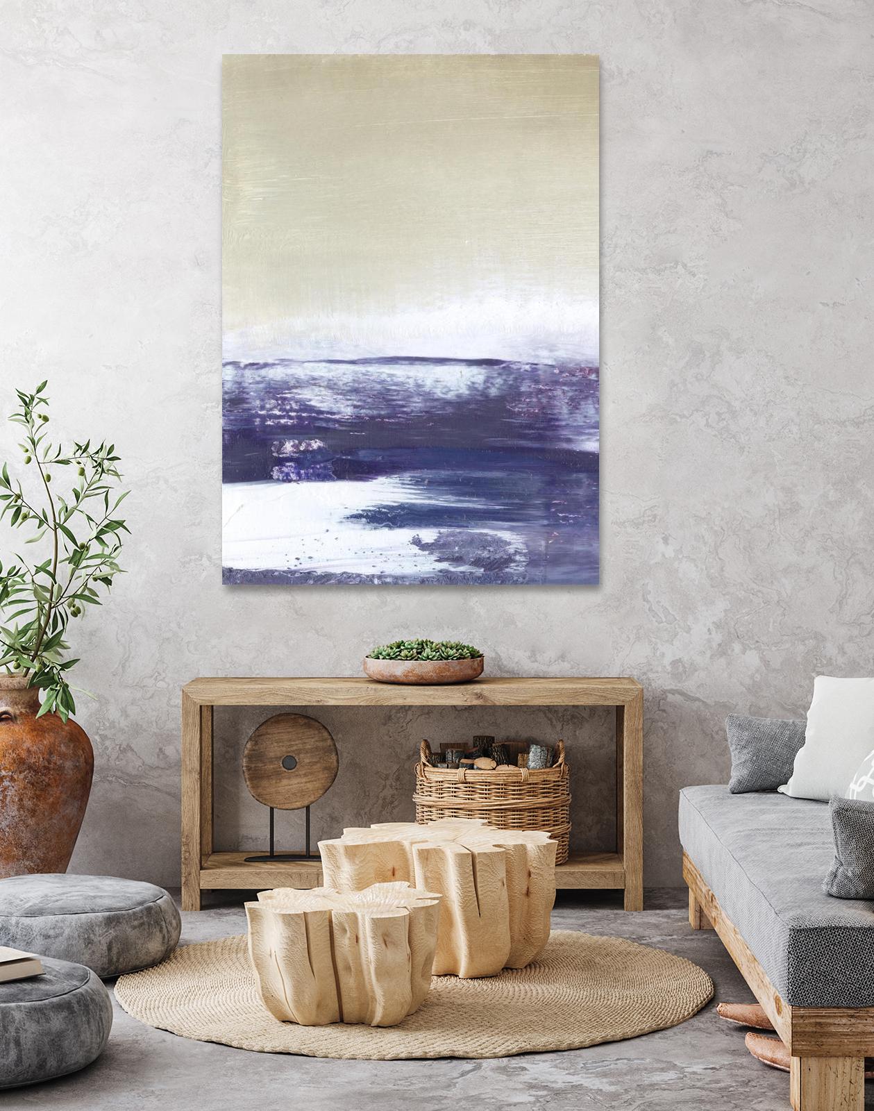 Amethyst Sea I - Natural Amethyst Crystal for Home Decor, Meditation & Healing | Perfect for Yoga Spaces, Living Rooms & Gift Giving