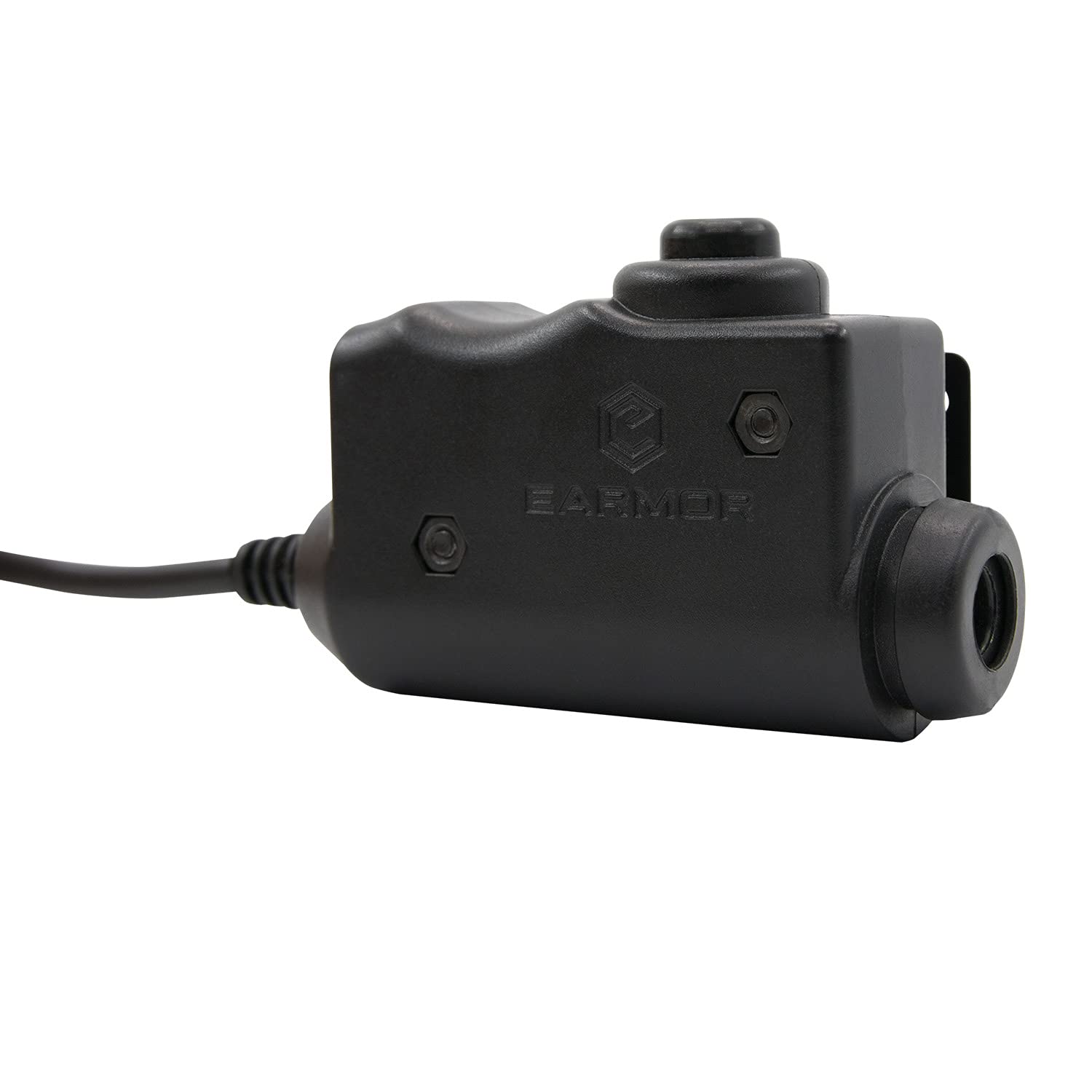 Military Standard 7.0 PTT Tactical Radio Adapter - Compatible with Kenwood & Baofeng Radios (Black) - Perfect for Emergency Communication, Outdoor Adventures & Tactical Operations