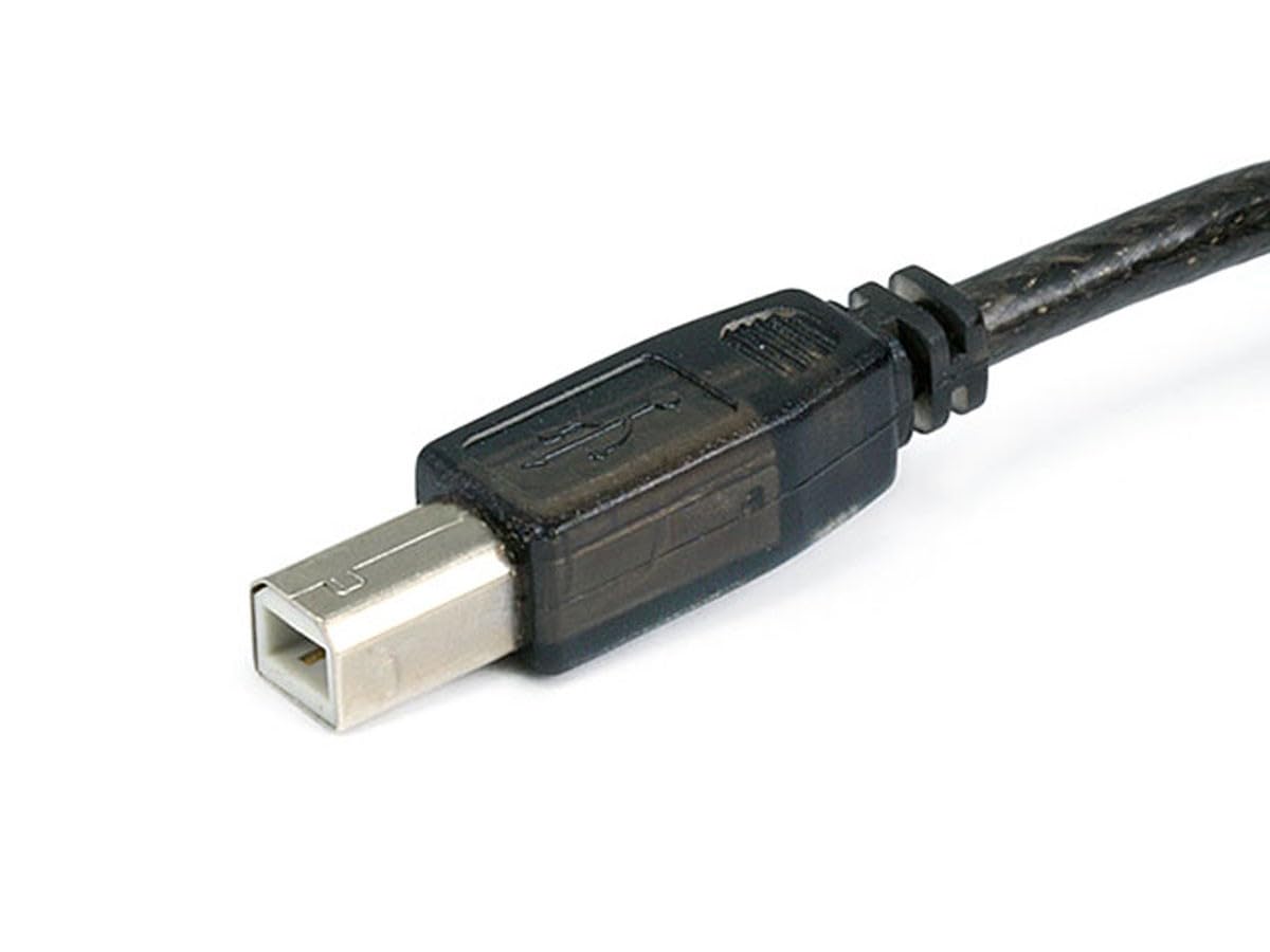 Monoprice 33ft USB 2.0 Printer Scanner Cable (A Male to B Male) - 10M Active Extension Cord for HP, Canon, Epson, Dell, Samsung Printers - Compatible with PC & Mac - Perfect for Office, Home & Commercial Printing Setup