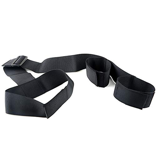 Adjustable Black Reusable Nylon Handcuff Straps - Secure Restraints for Law Enforcement, Security & BDSM Use
