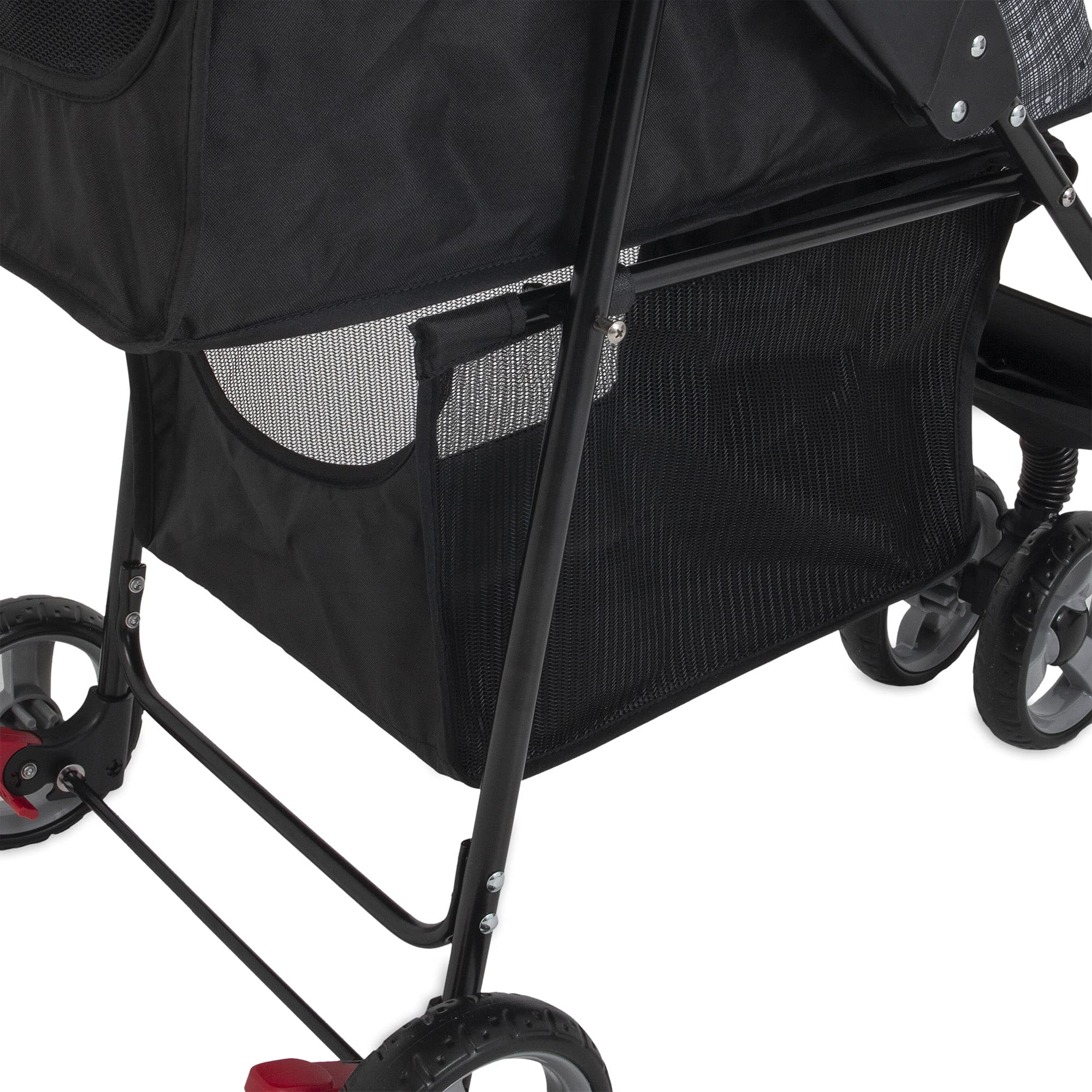 Gen7 Pet Starry Night Gray Regal Plus Pet Stroller for Small to Medium Dogs & Cats - Lightweight Foldable Design with Storage Basket - Perfect for Travel, Walks & Vet Visits (Model G2320SN)