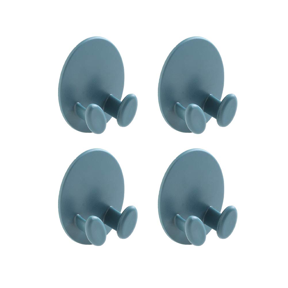 4 Pack Adhesive Hook Cable Organizer - Wall Mount S Hook for Plug, Socket & Cord Management - Strong Sticker Hanger for Home, Office, Bathroom Storage (White) - Perfect for Organizing Chargers, Headphones & Small Items