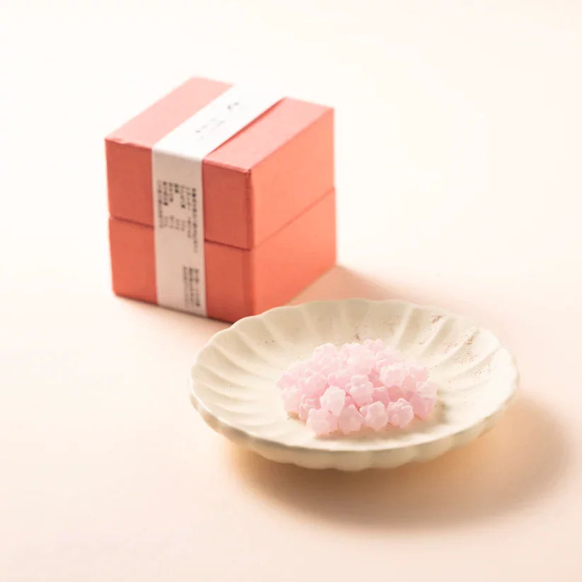 Irohaya Konpeito Peach Flavor Traditional Japanese Sugar Candy 40g - Authentic Japanese Star Candy for Tea Time, Gift Giving & Dessert Topping