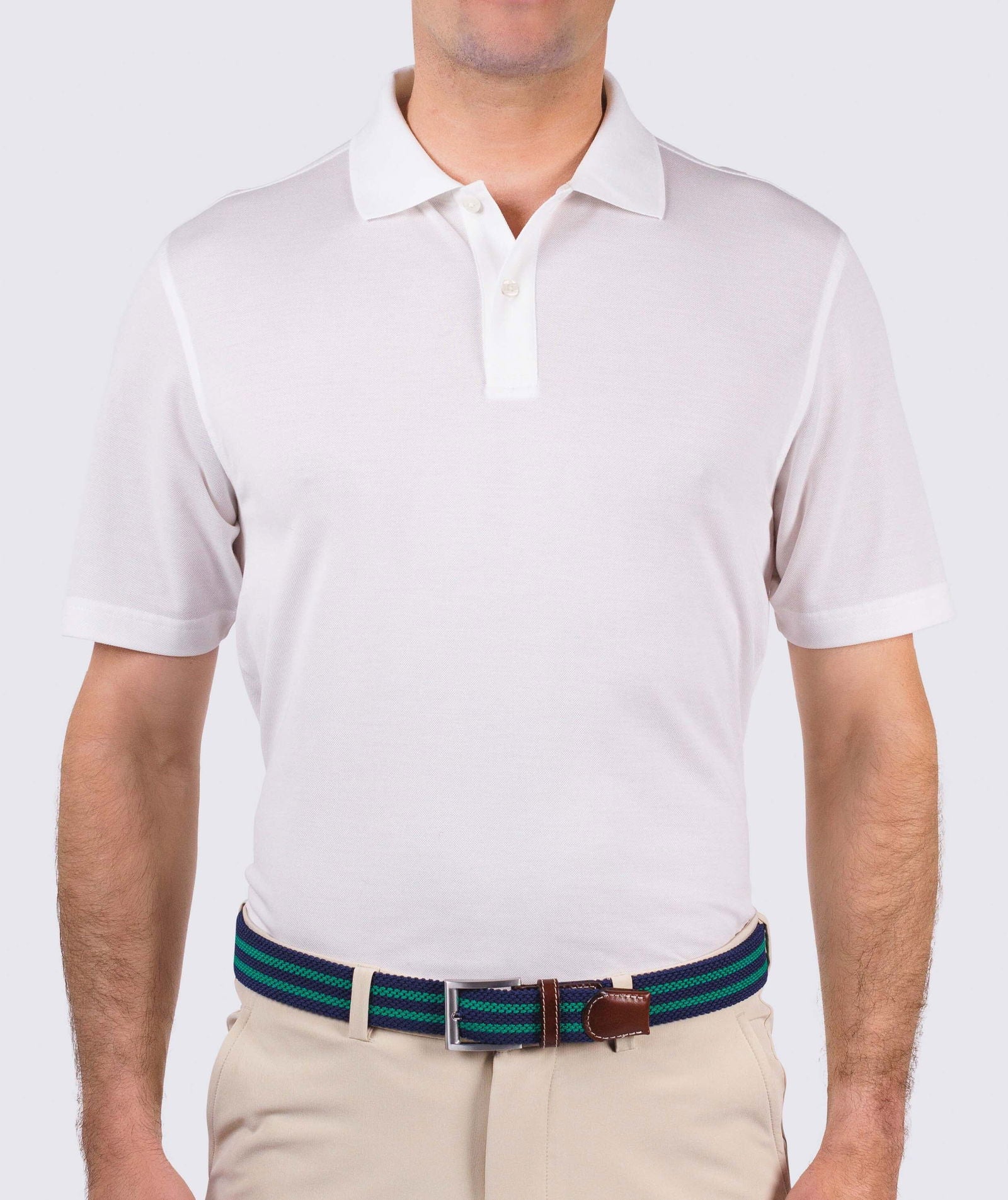 Performance Cotton Polo Shirt for Men - Moisture Wicking & Breathable - Casual & Athletic Wear for Golf, Tennis & Outdoor Activities