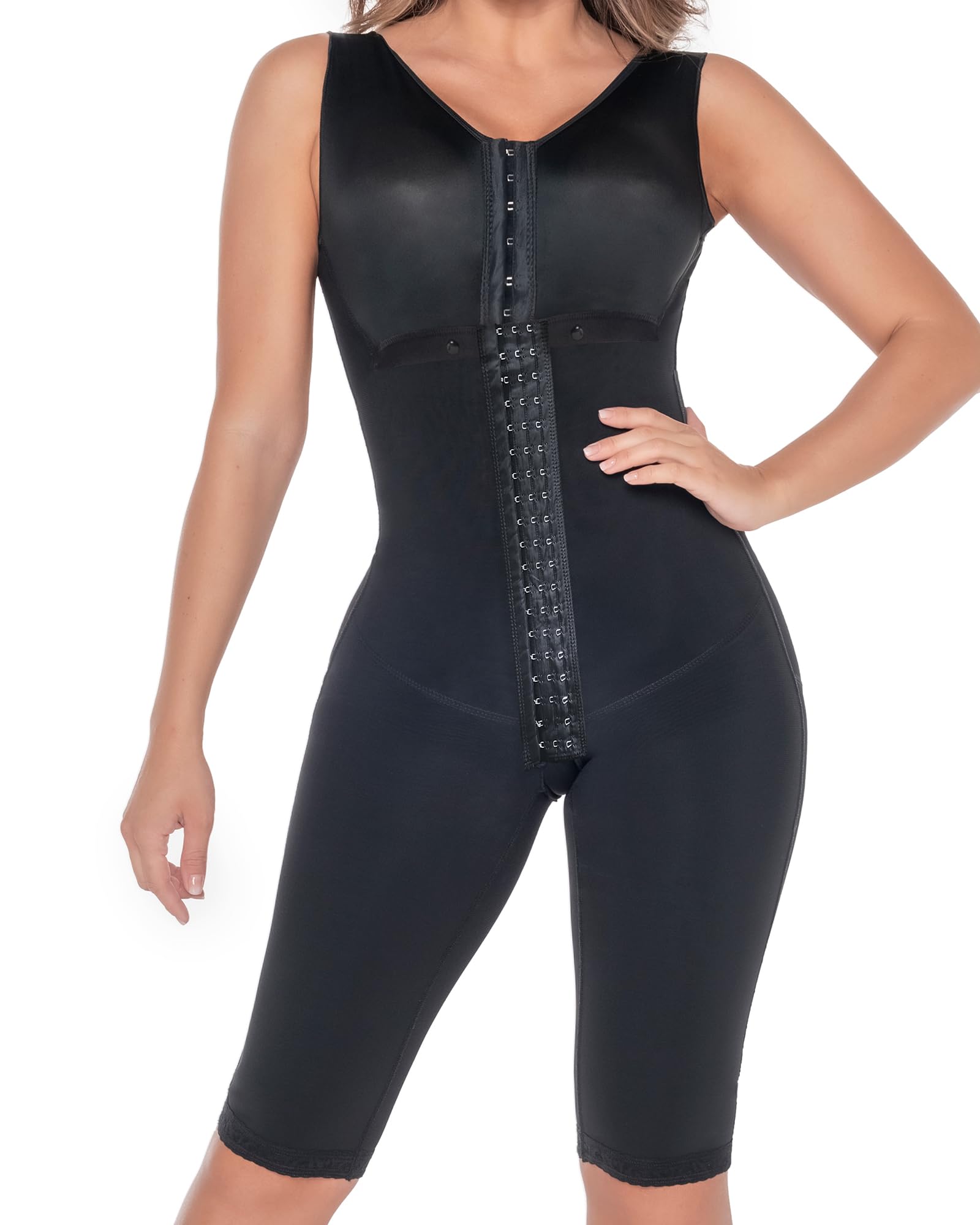 D'PRADA DELIÉ High Compression Shapewear for Women - Tummy Control Colombian Faja Girdle | Slimming Waist Trainer for Postpartum, Workout & Everyday Wear