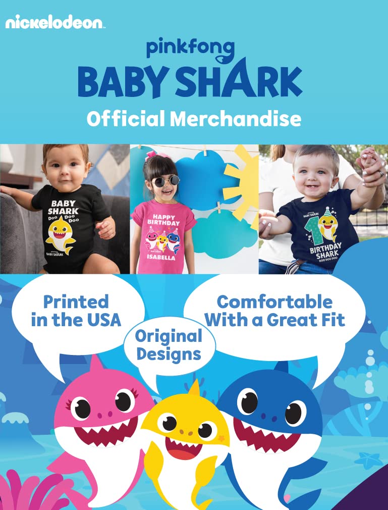 Tstars Baby Shark Doo Doo Doo Outfit - Cute Baby Bodysuit for Boys & Girls | Perfect for Birthday, Halloween & Family Photos