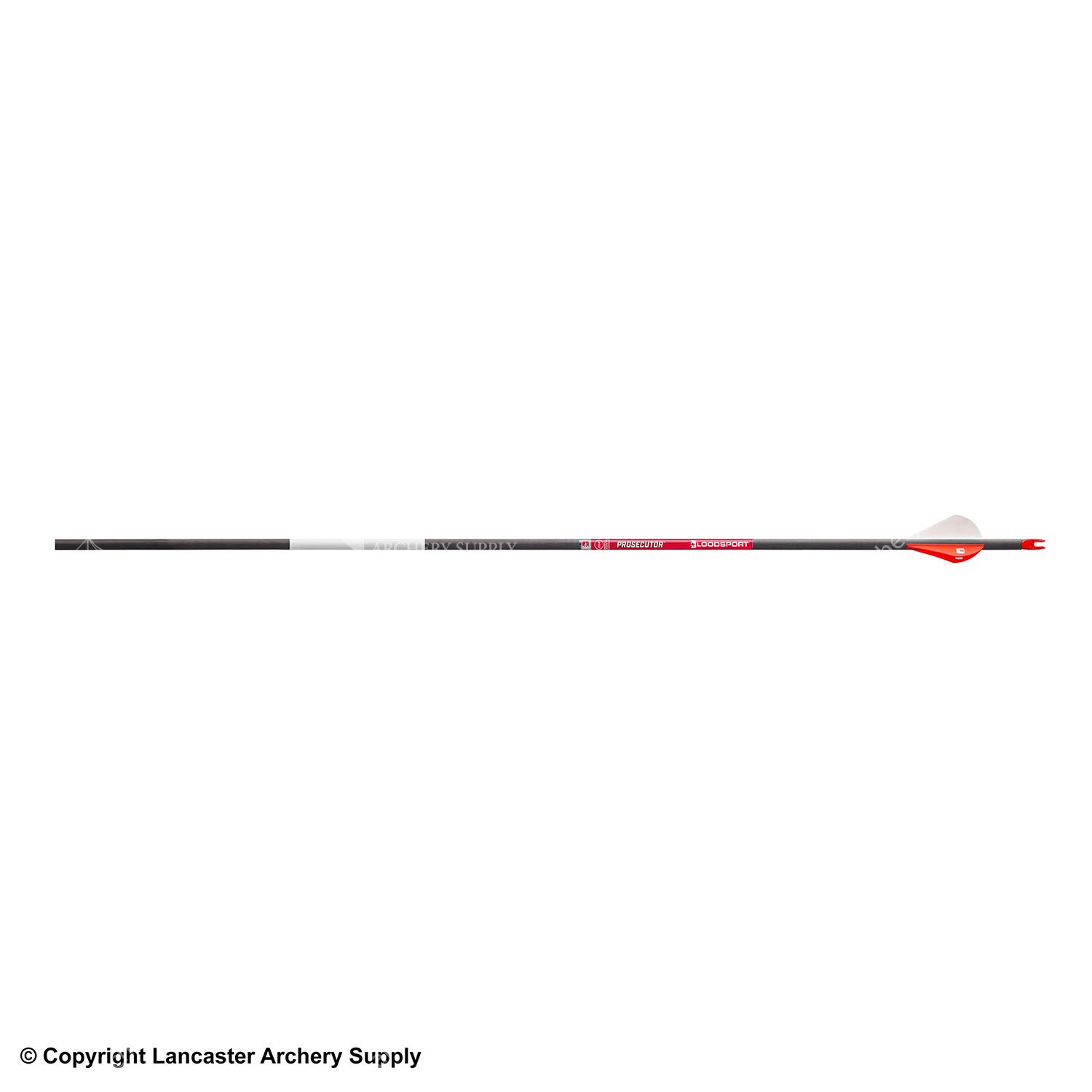 Bloodsport Prosecutor Fletched Arrows - High Performance Carbon Arrows for Hunting & Target Practice - Perfect for Archery Competitions and Outdoor Adventures