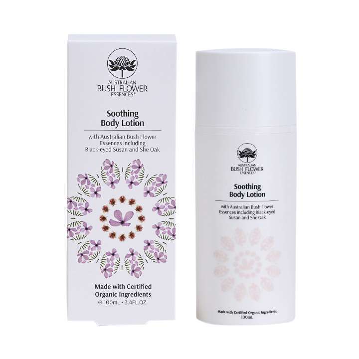 Australian Bush Flower Soothing Body Lotion - Natural Hydrating Moisturizer for Dry Skin | Relaxing Aromatherapy for Stress Relief & Bedtime Routine