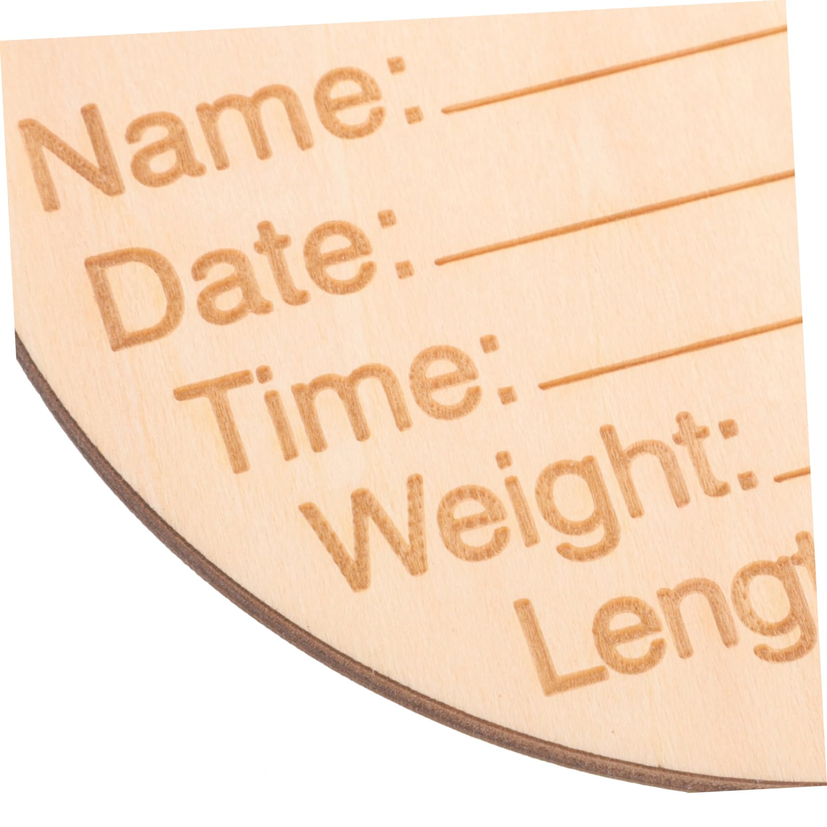 VICASKY Personalized Newborn Baby Announcement Set - 2pcs Wooden Birth Sign with Custom Name, Perfect for Baby Shower Gifts & Nursery Decor