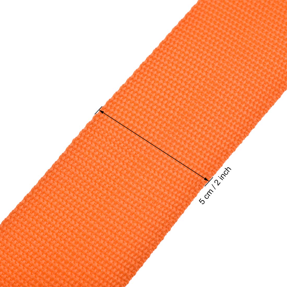 uxcell Adjustable Luggage Straps with Buckle & Combination Lock - 2Mx5cm PP Travel Packing Belts (Orange, 2-Pack) - Secure Suitcases for Air Travel & Train Trips