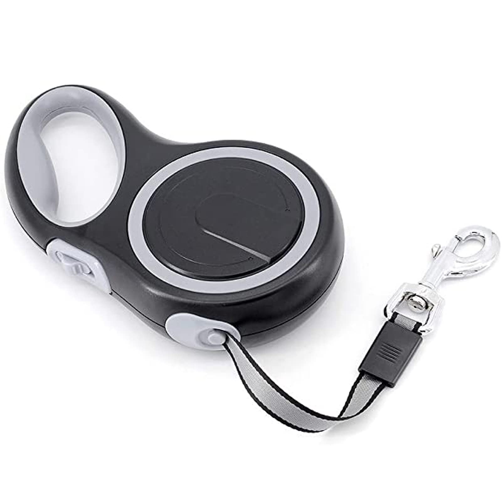 HYCYYFC 8M/26ft Retractable Dog Leash - Heavy Duty Pet Lead for Large Dogs up to 50kg/110lbs, Automatic Extendable Training Leash with Comfort Grip (Gray) - Perfect for Walking, Running & Outdoor Adventures
