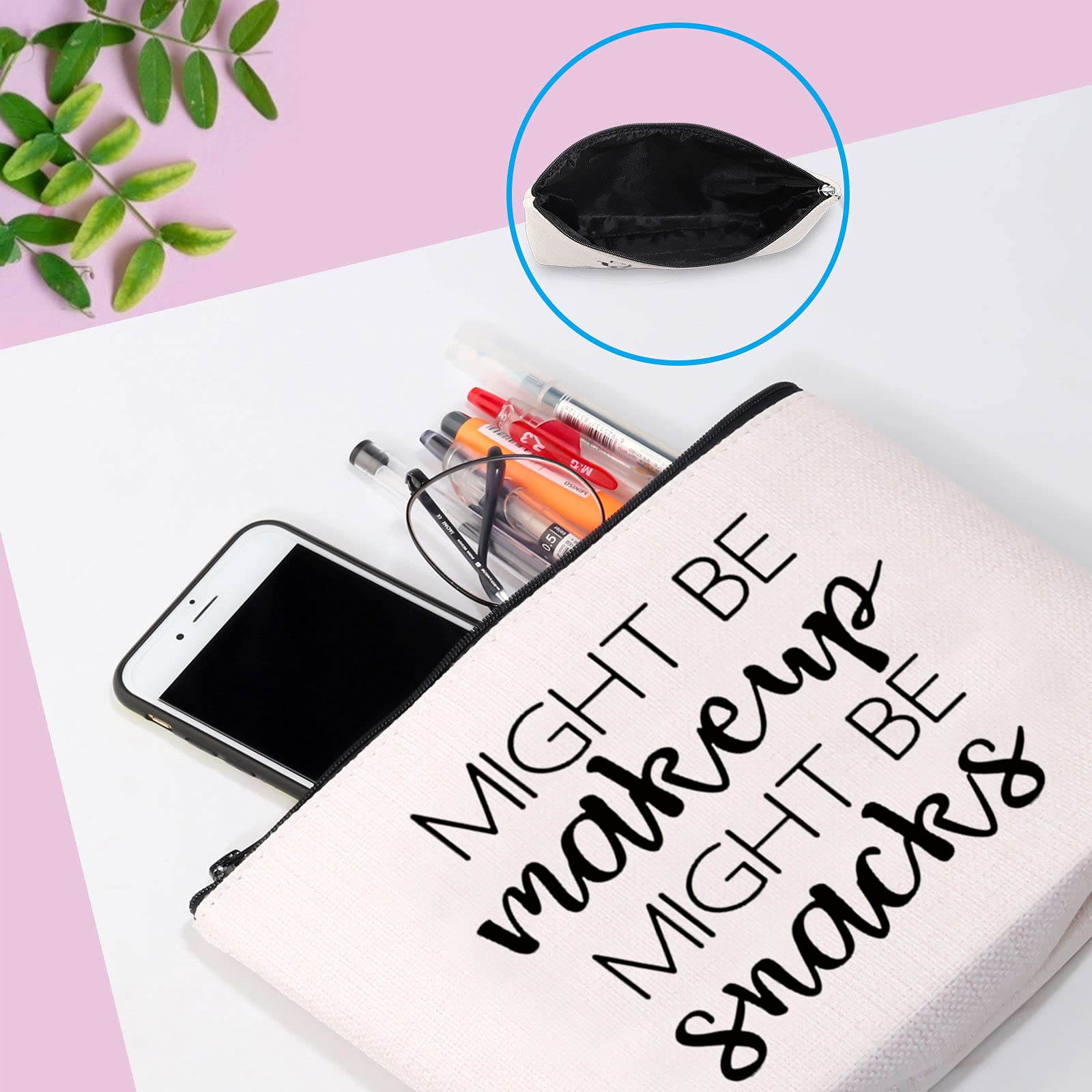 Stylish Cosmetic Bag - Perfect Makeup or Snacks Storage - Cute Gift for Girls & Women - Great for Travel, Gym, and Daily Use (EU Version)