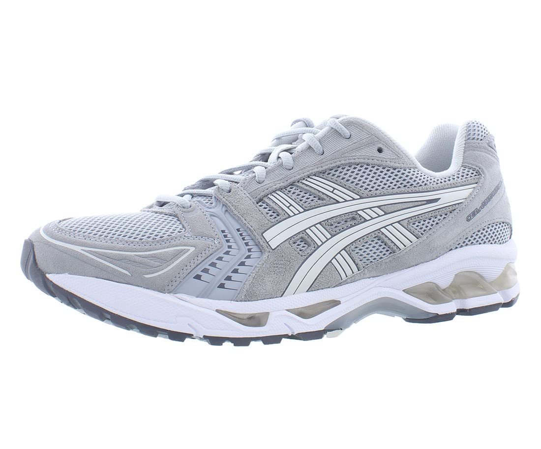 ASICS Men's Gel-Kayano 14 Running Shoes - Lightweight Cushioned Sneakers for Jogging, Gym Workouts & Daily Walking | White/Black Colorway